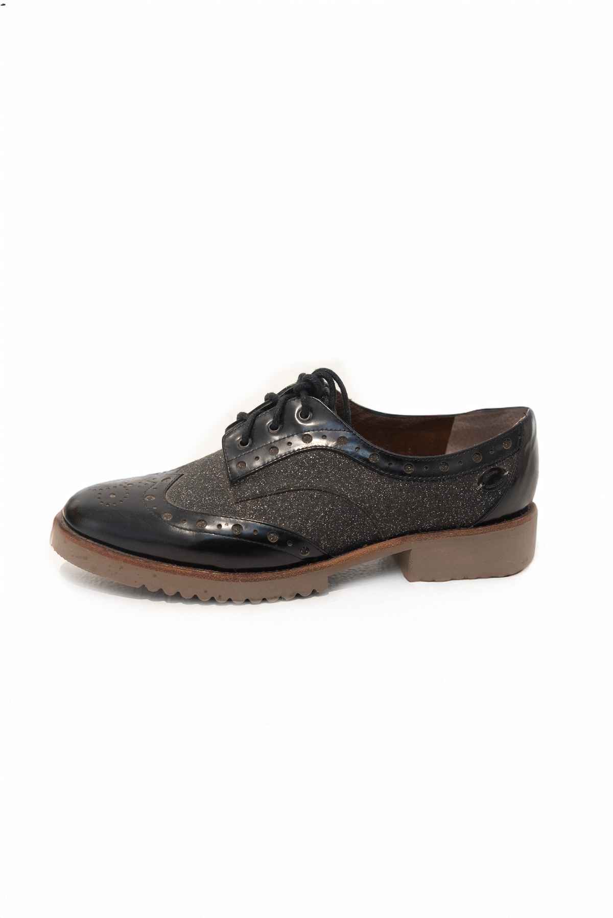 Zapatos oxford negros - Adolfo Dominguez - Talla 39