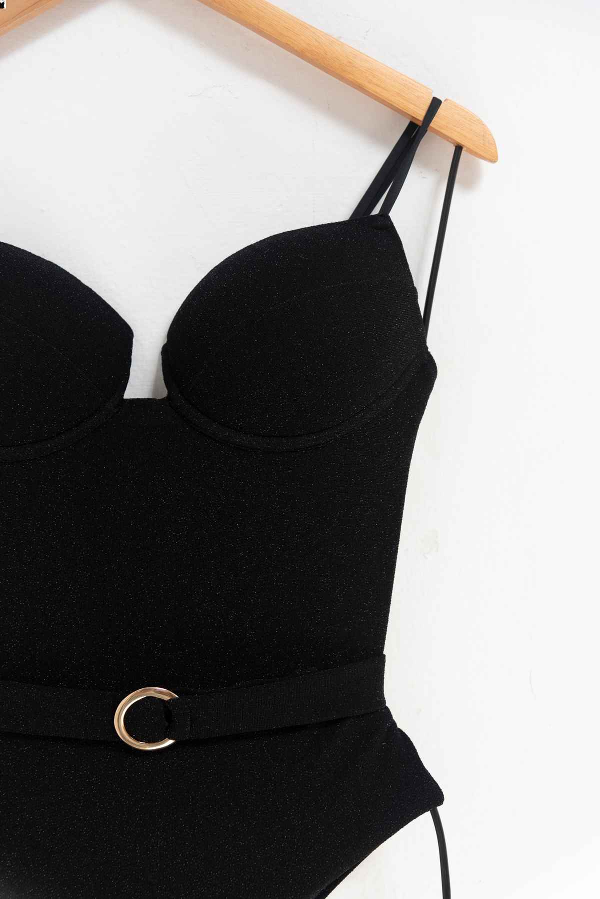 Ropa de baño copas negra con brillos - Demar - Talla L