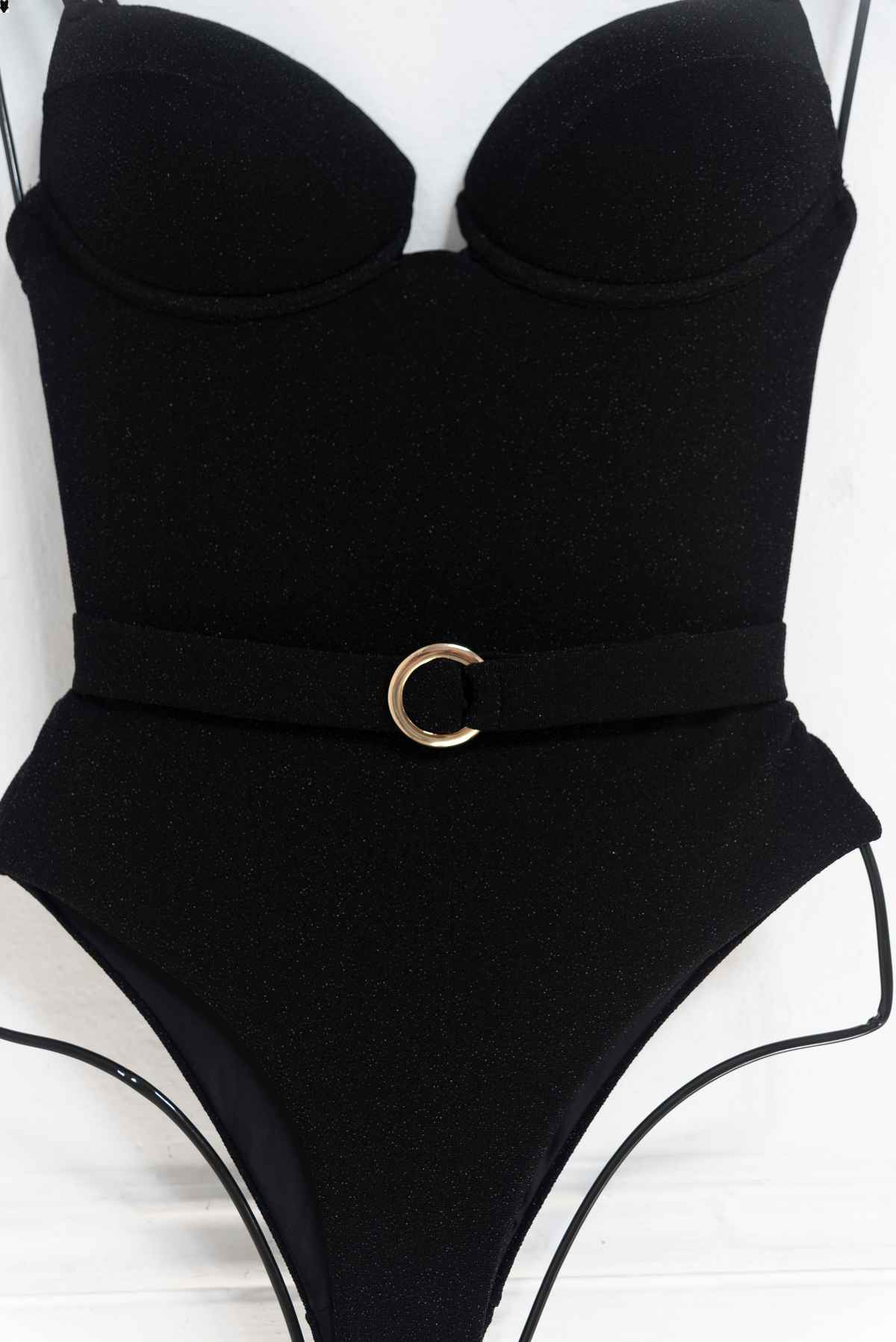 Ropa de baño copas negra con brillos - Demar - Talla L