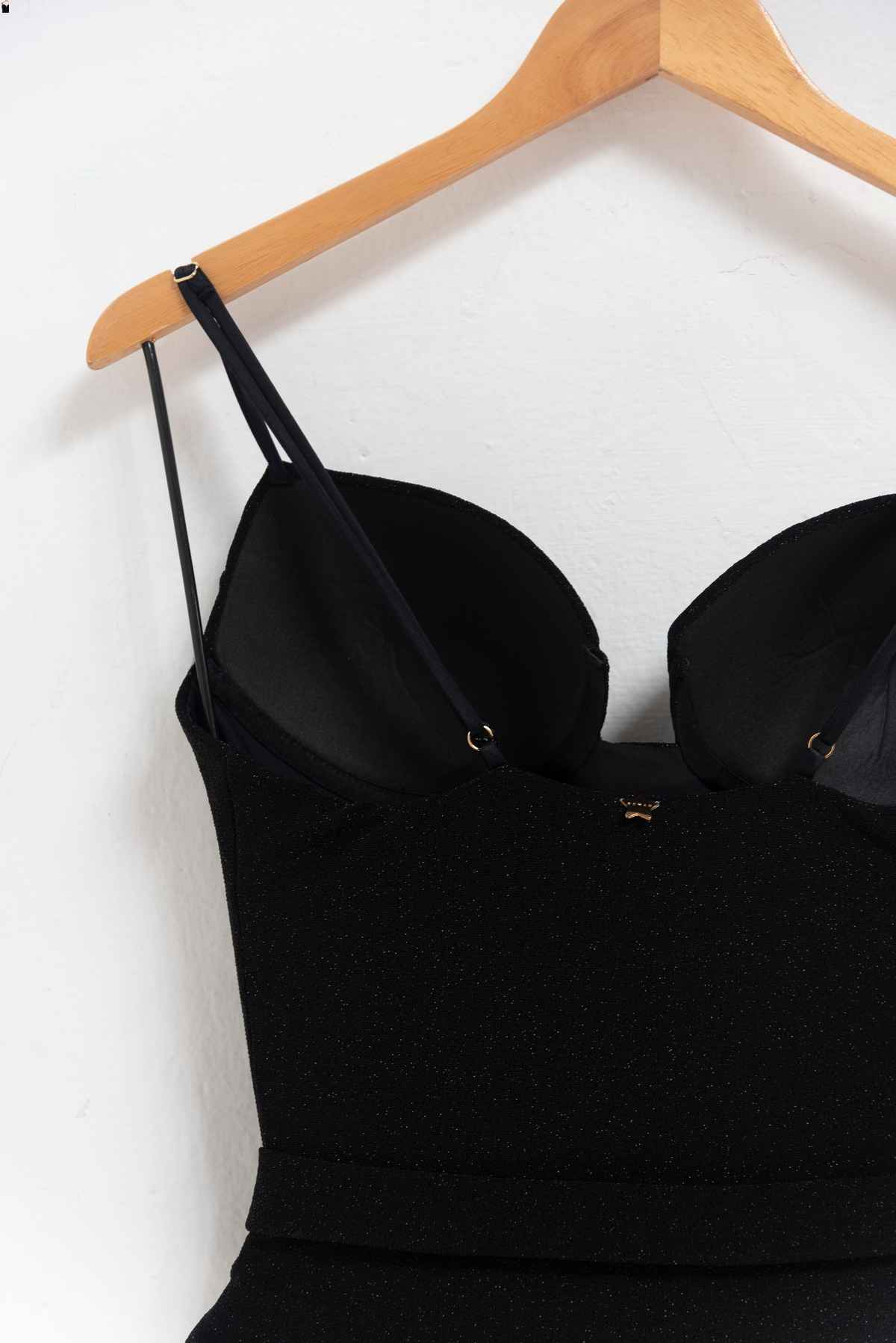 Ropa de baño copas negra con brillos - Demar - Talla L