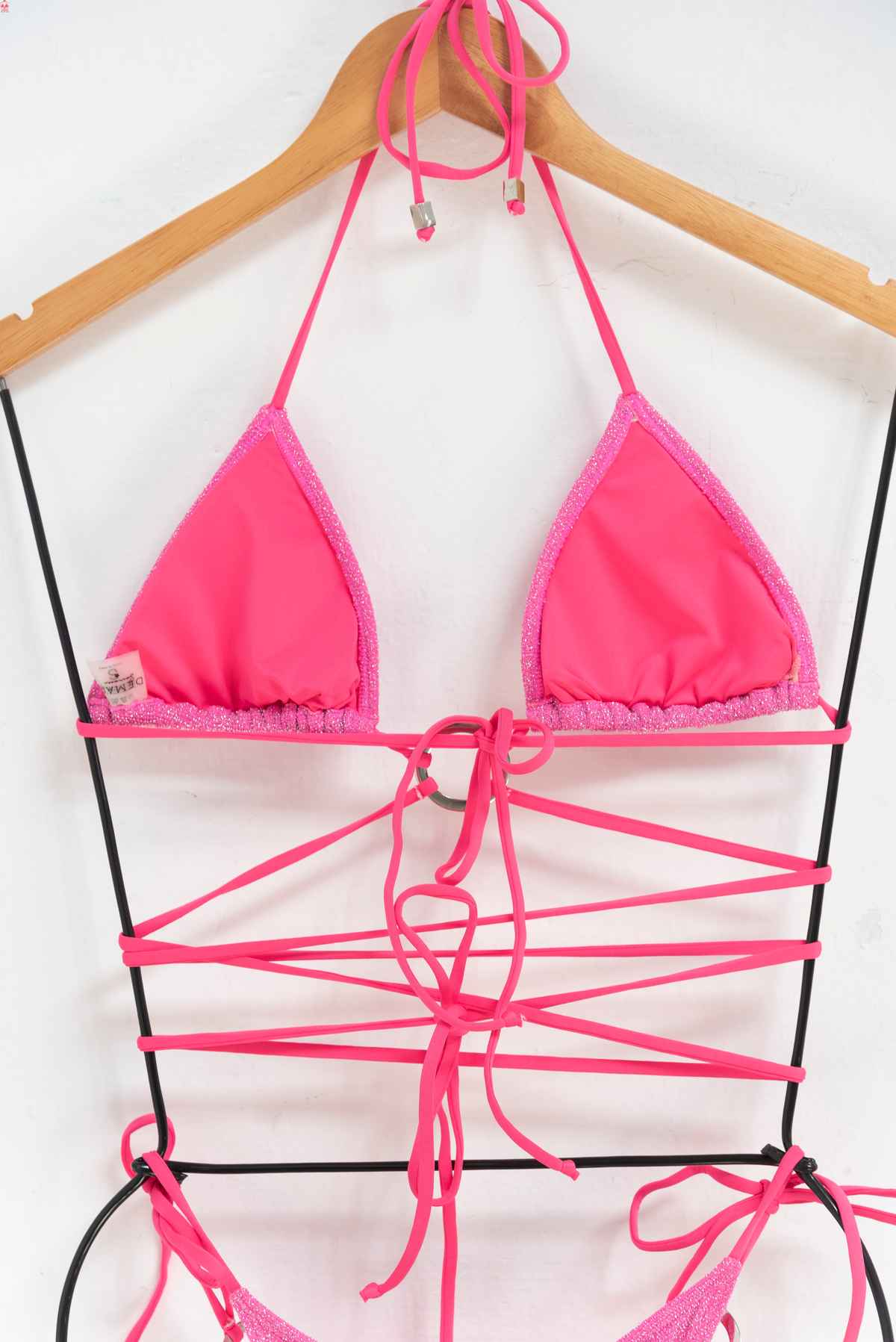 Bikini rosa brillos - Demar - Talla S