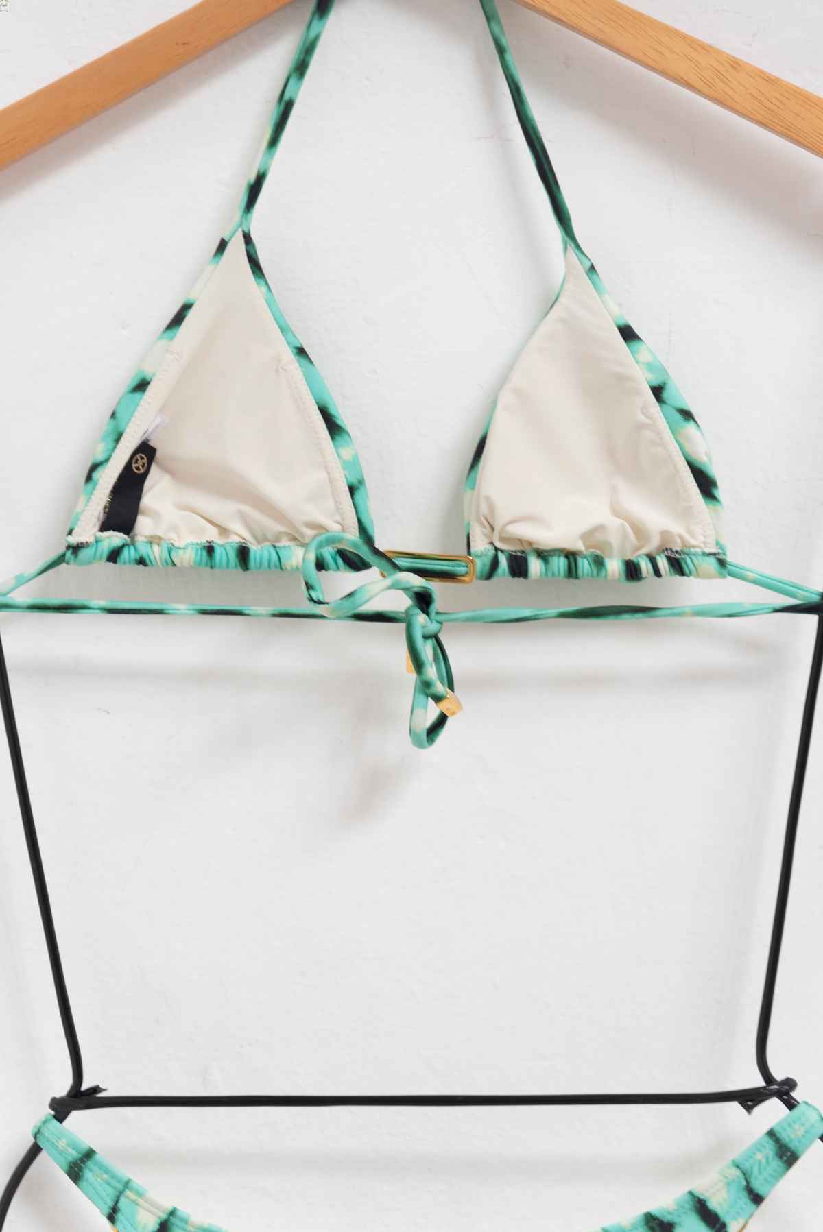 Bikini verde estampado - Paula Hermanny - Talla S