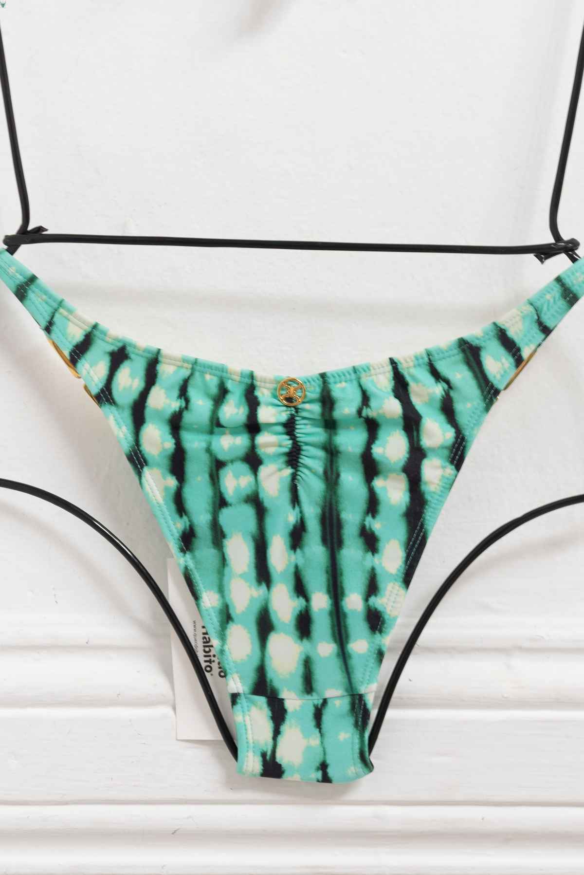 Bikini verde estampado - Paula Hermanny - Talla S