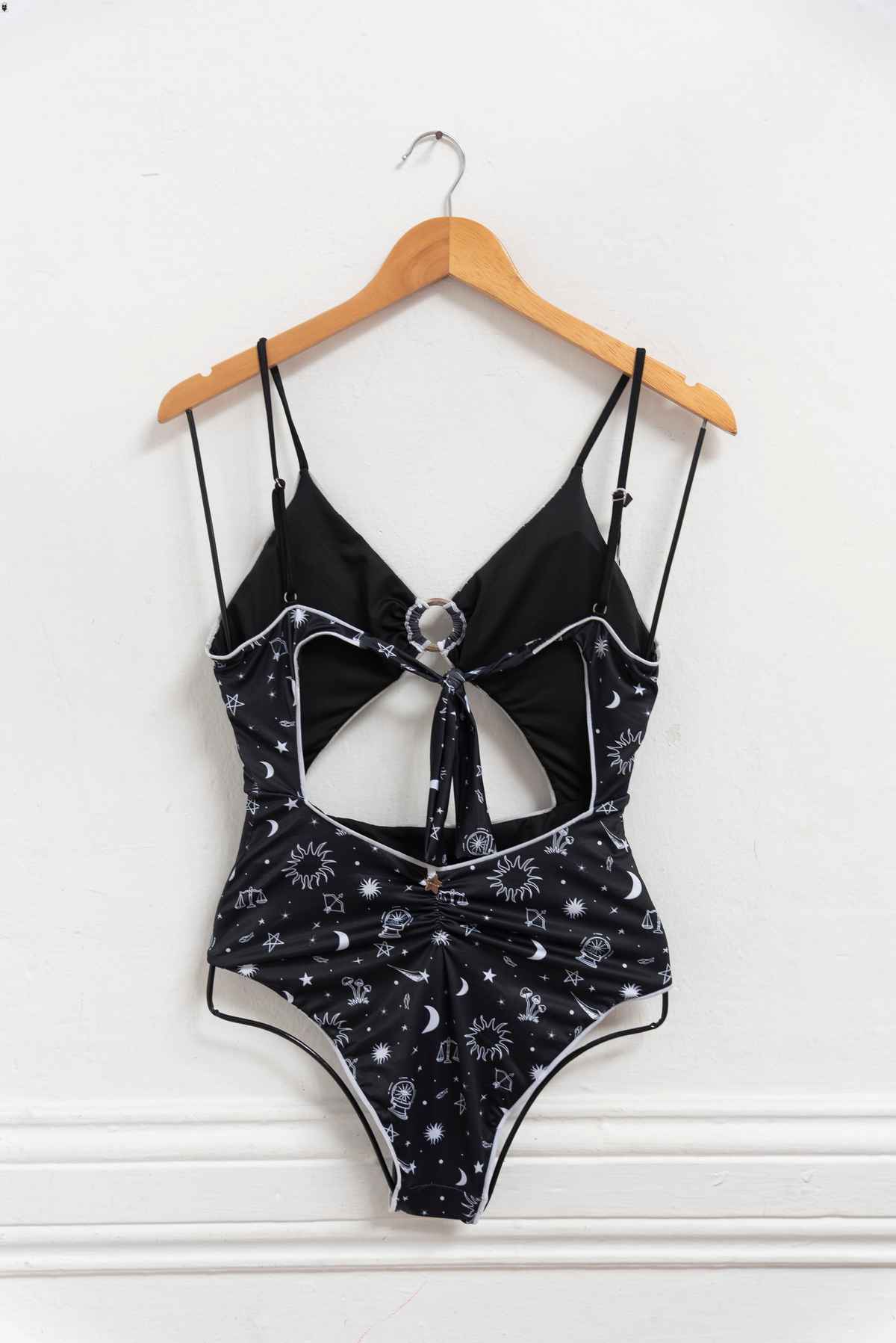 Ropa de baño negra sol y luna - Demar - Talla S