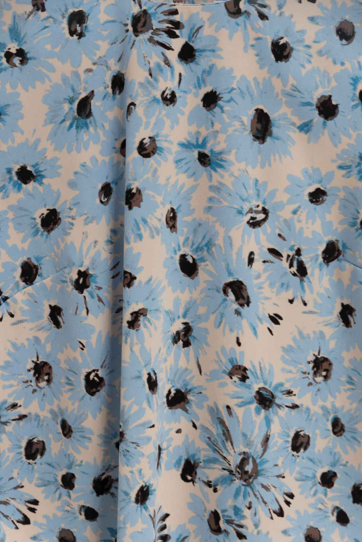 Blusa celeste print - Warehouse - Talla S