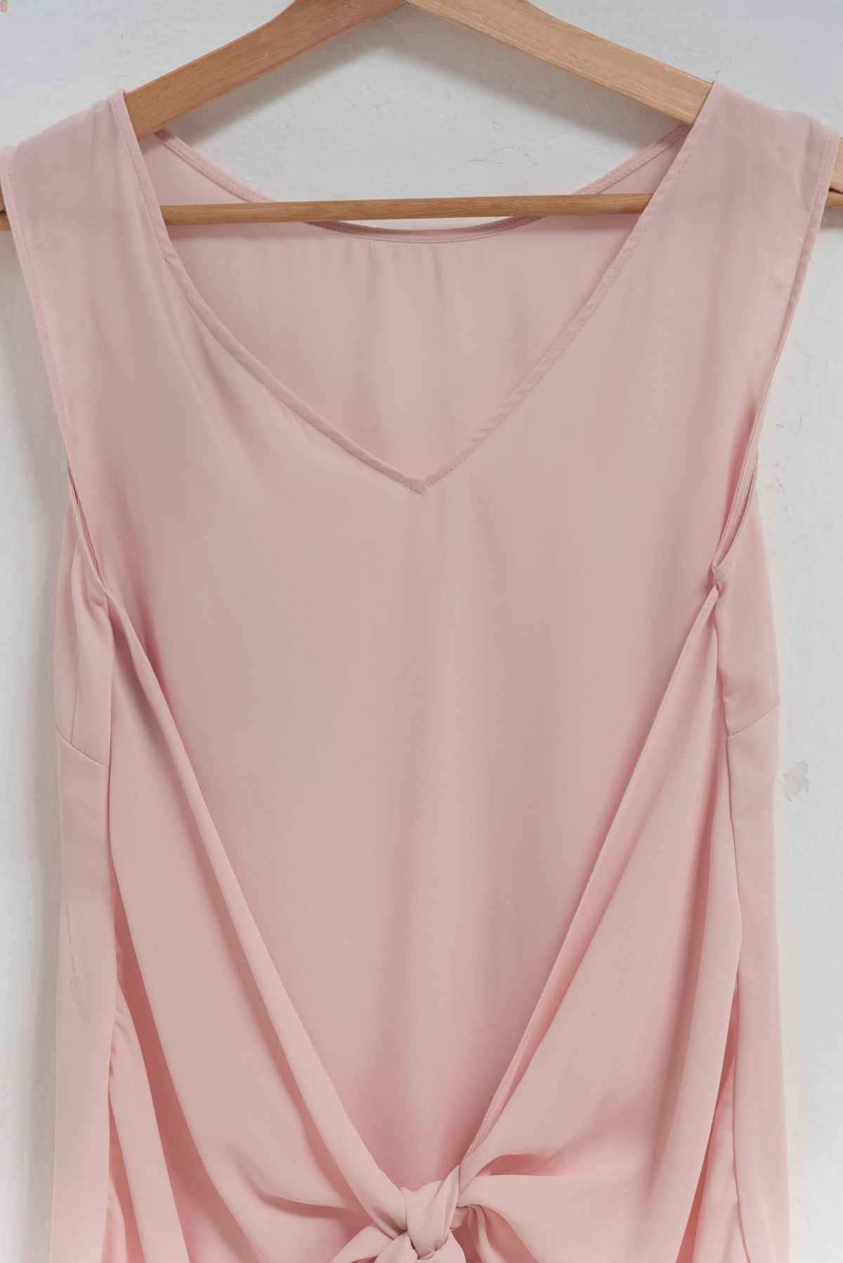 Blusa rosa nudo - Sandro Ferrone - Talla S