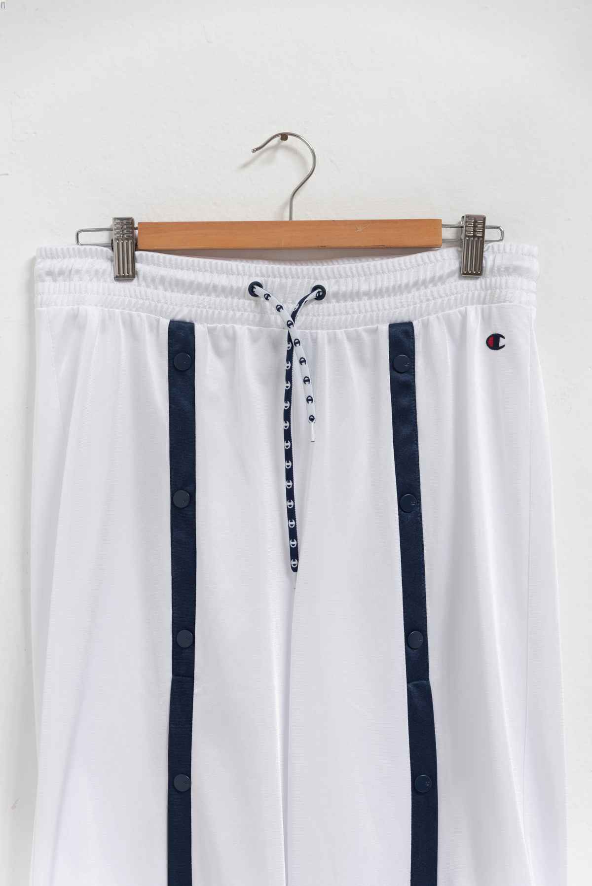 Pantalón blanco rayas azules - Champiom - Talla L