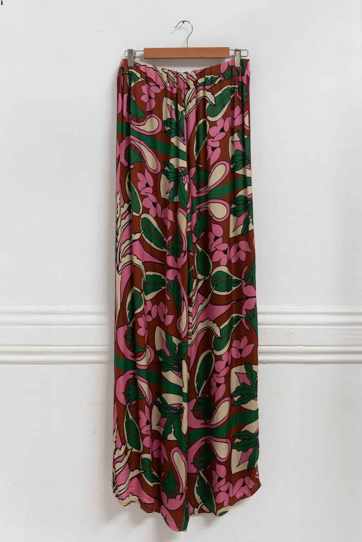 Pantalón multicolor detalle brillos - Dixie - Talla M