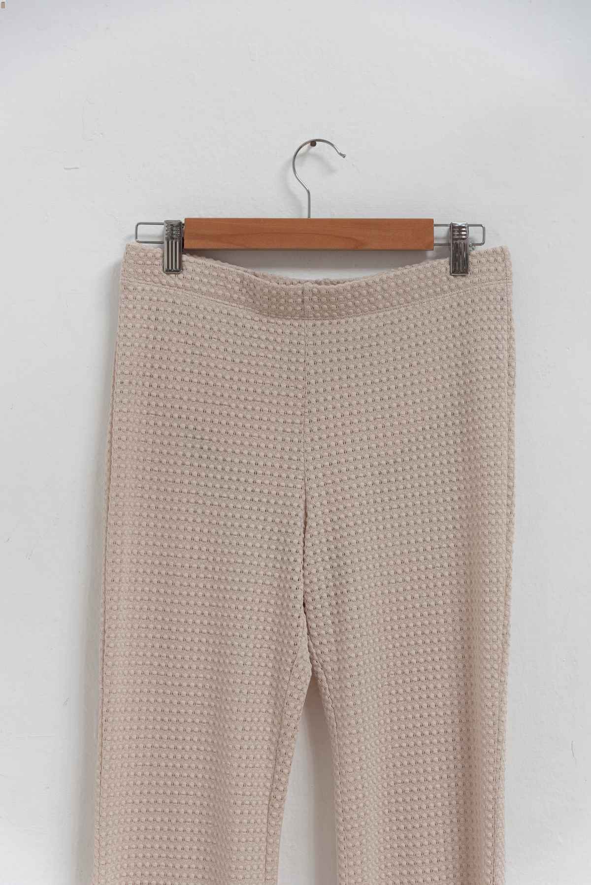 Pantalón crema - H&M - Talla S