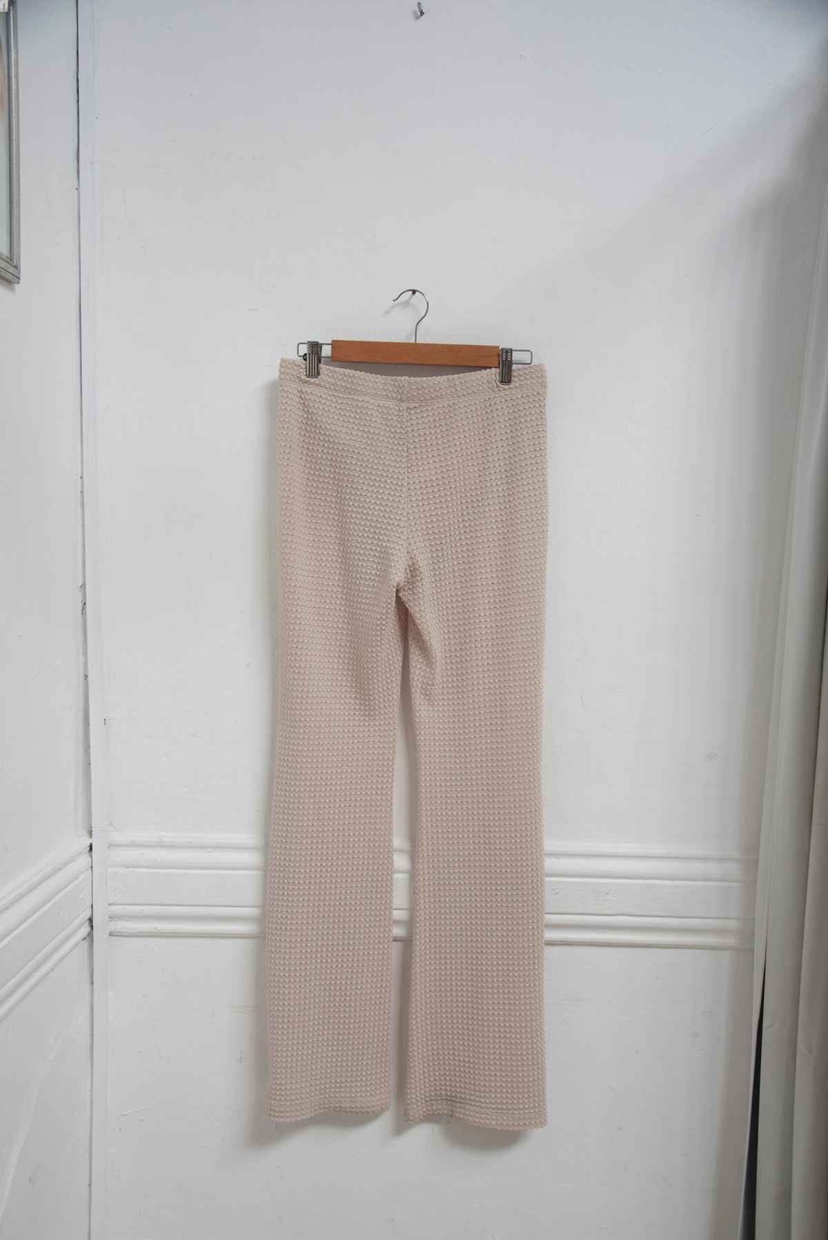 Pantalón crema - H&M - Talla S