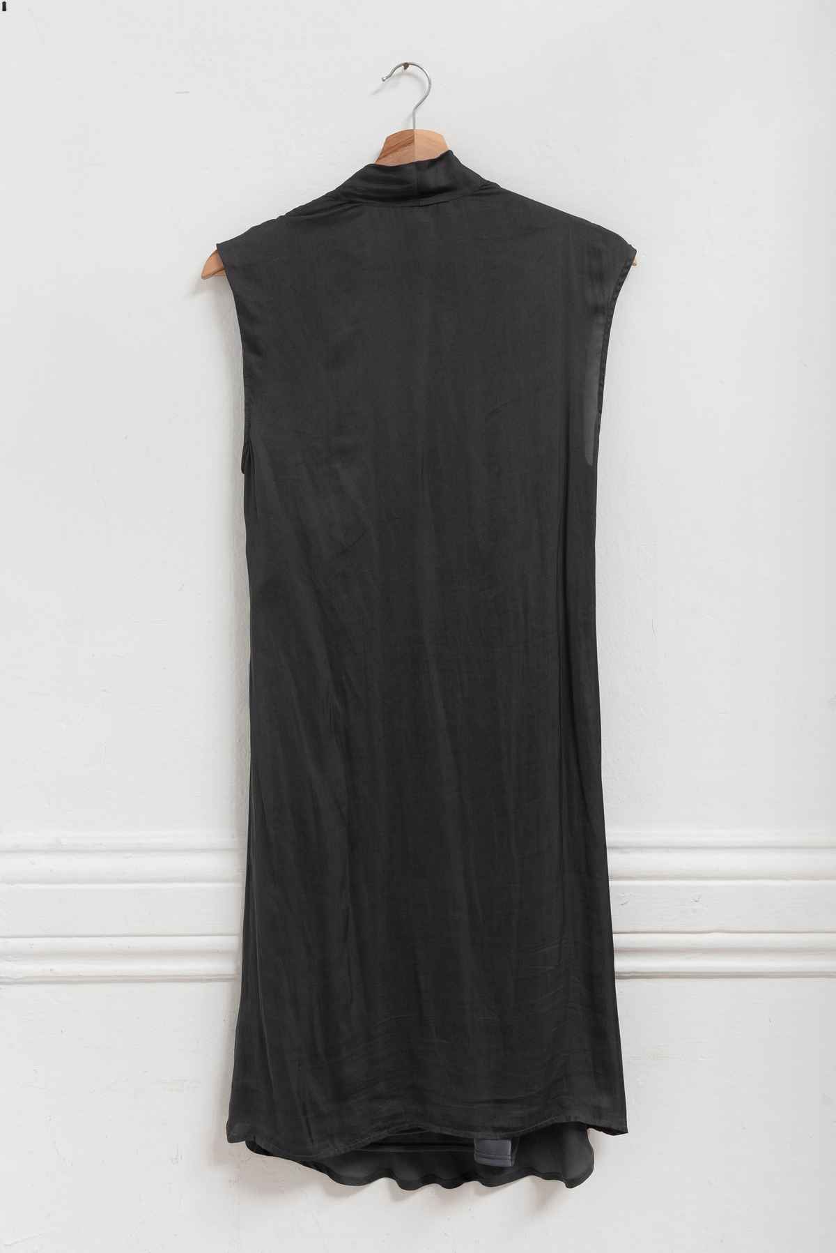 Vestido gris detalle cuello - Helmut Lang - Talla M