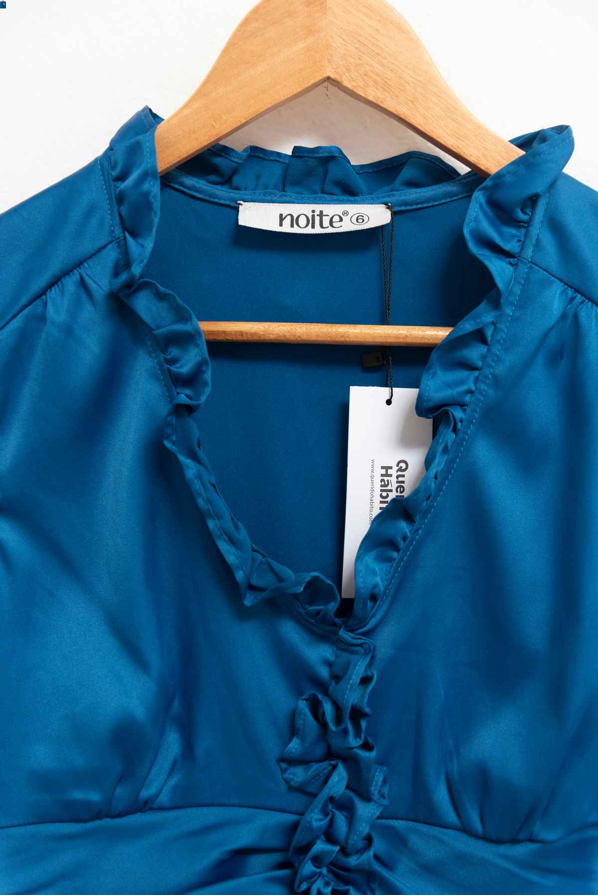 Blusa azul eléctrico - Noite - Talla M
