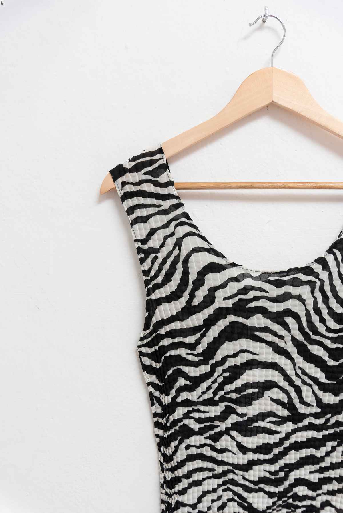 Top zebra transparente - Talla S