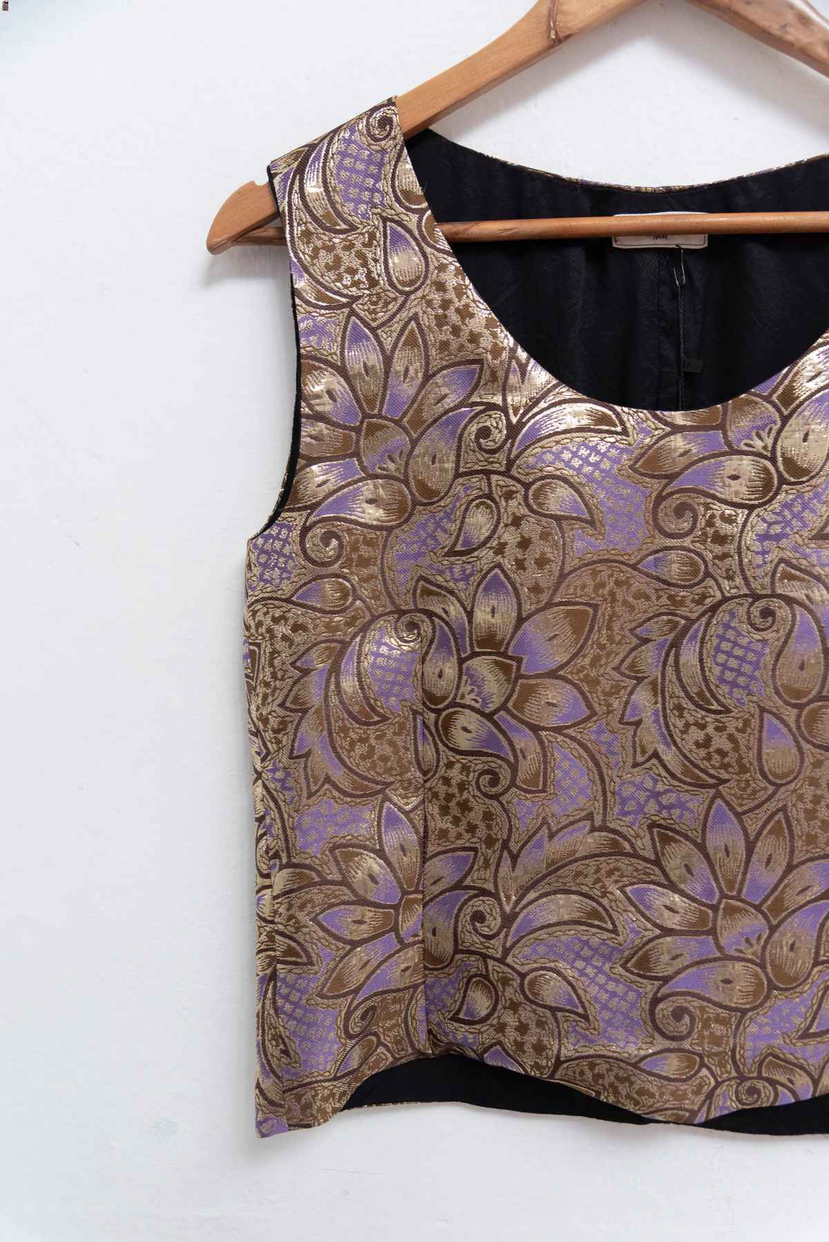 Top dorado con morado - Marni x H&M - Talla S