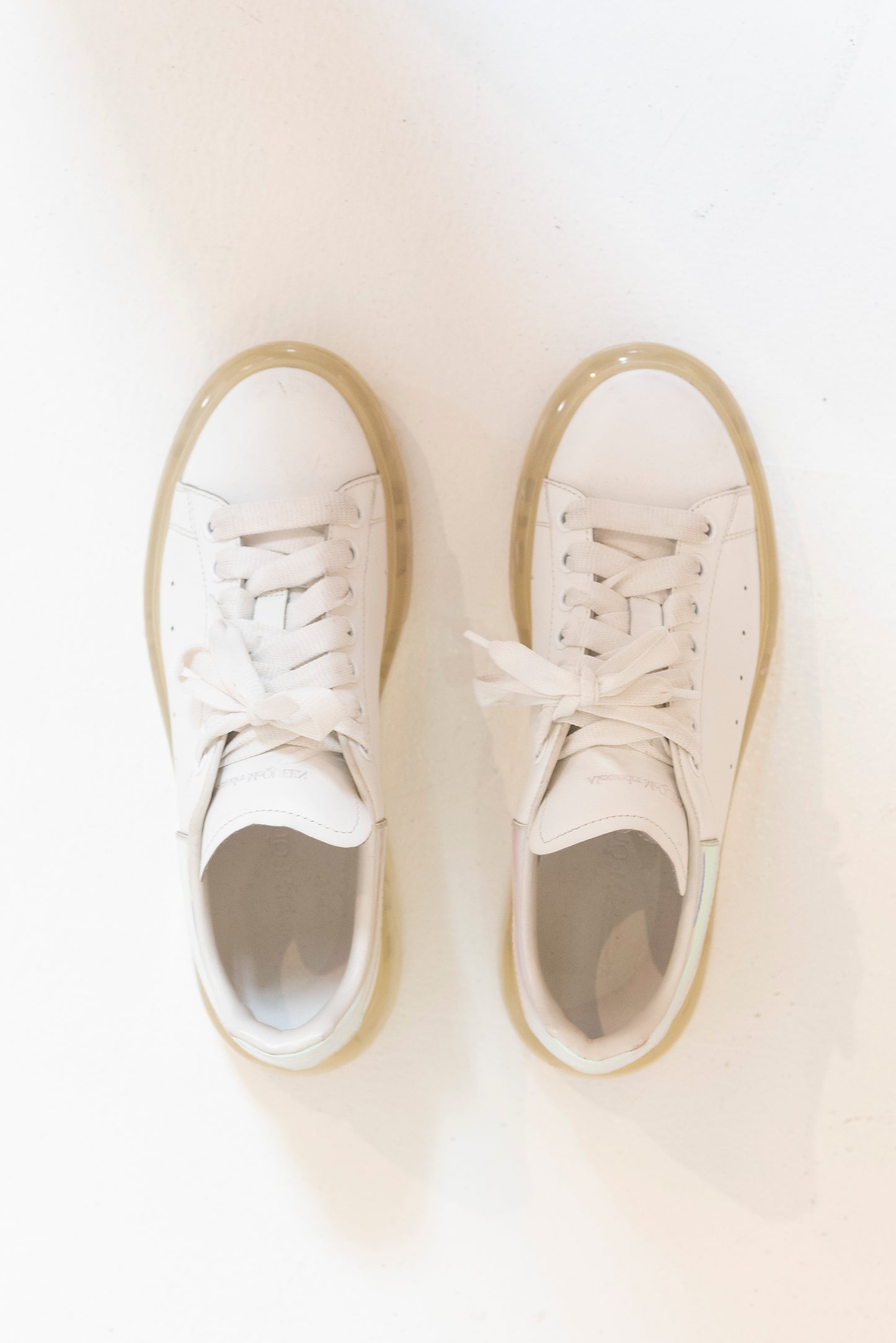 Zapatillas blancas plataforma - Alexander McQueen - Talla 40
