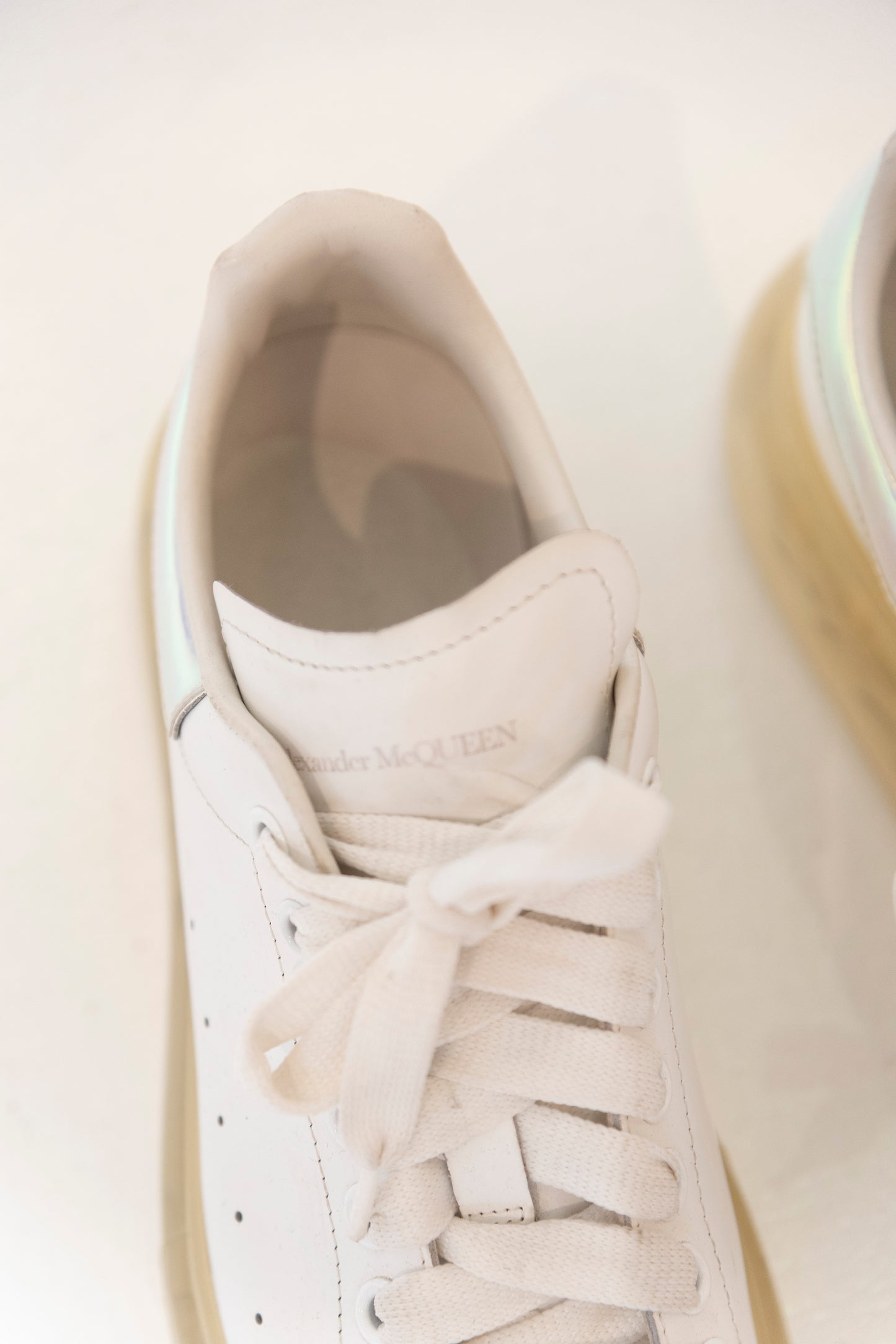Zapatillas blancas plataforma - Alexander McQueen - Talla 40