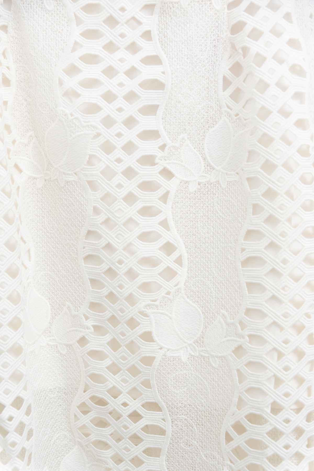 Falda blanca broderie - Alice Mccall - Talla M