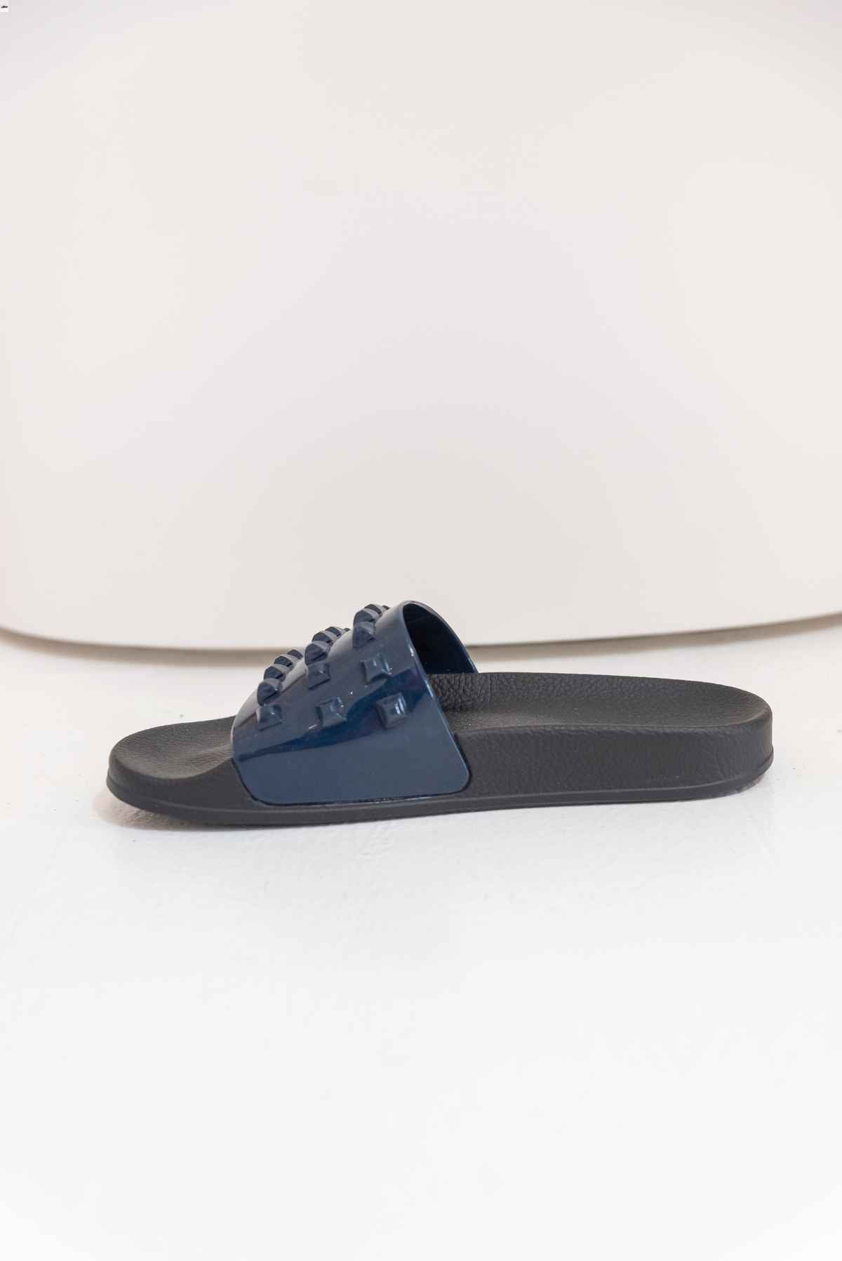 Sandalias azules tachas - Carmensol - Talla 37
