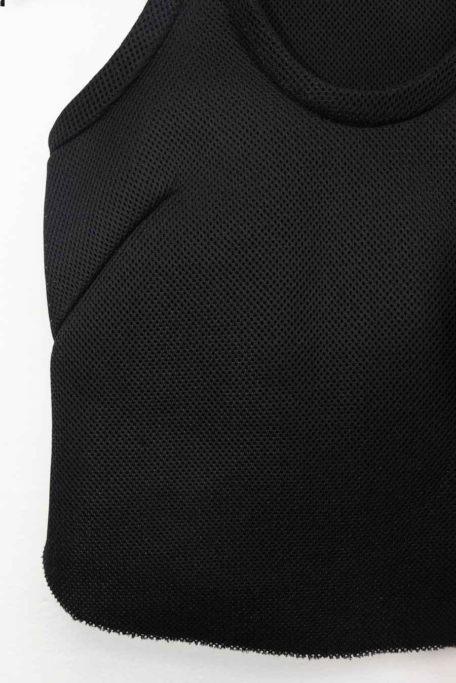 Top negro grueso rejilla - Talla M - Zara