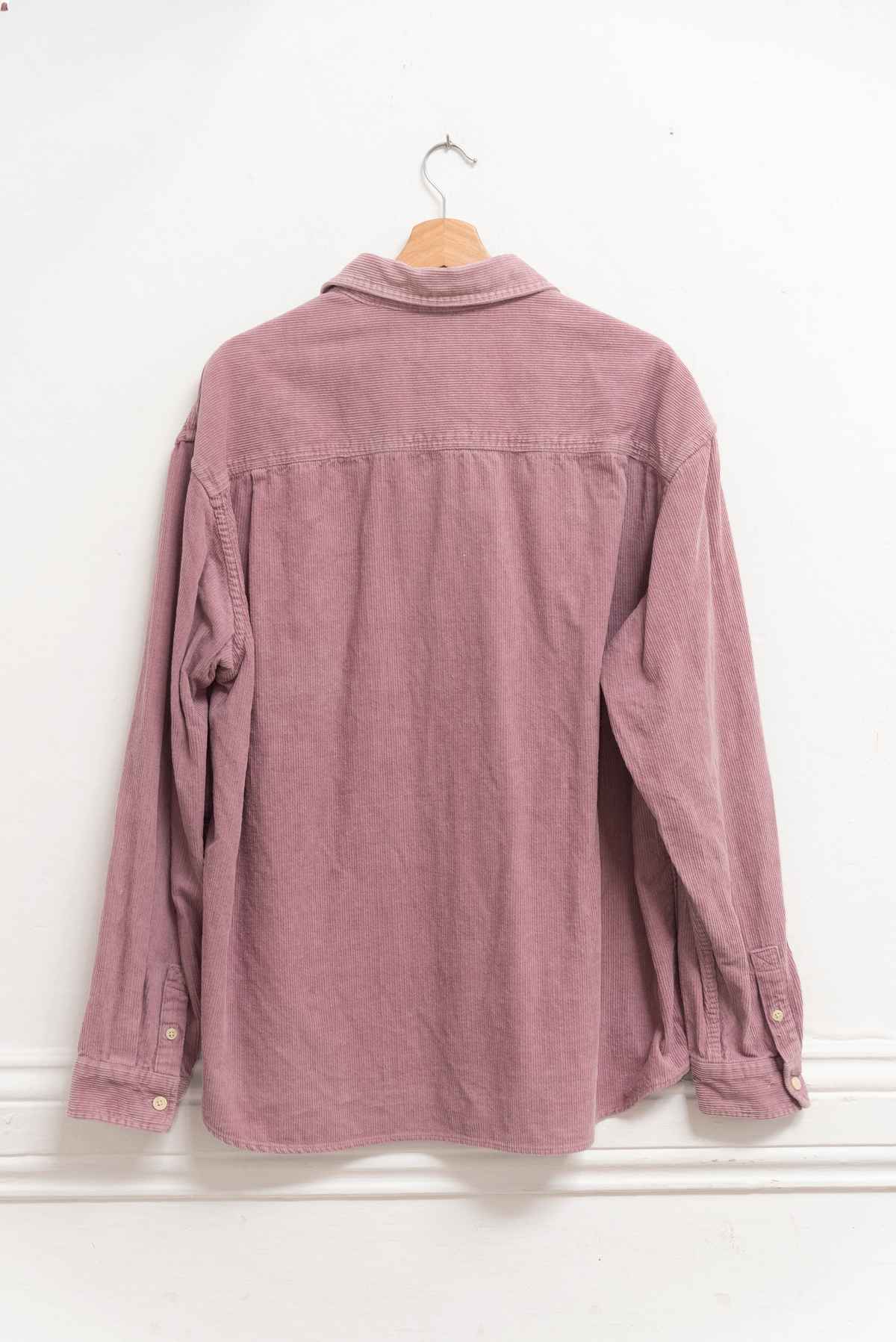 Blusa jean lila - H&M - Talla L