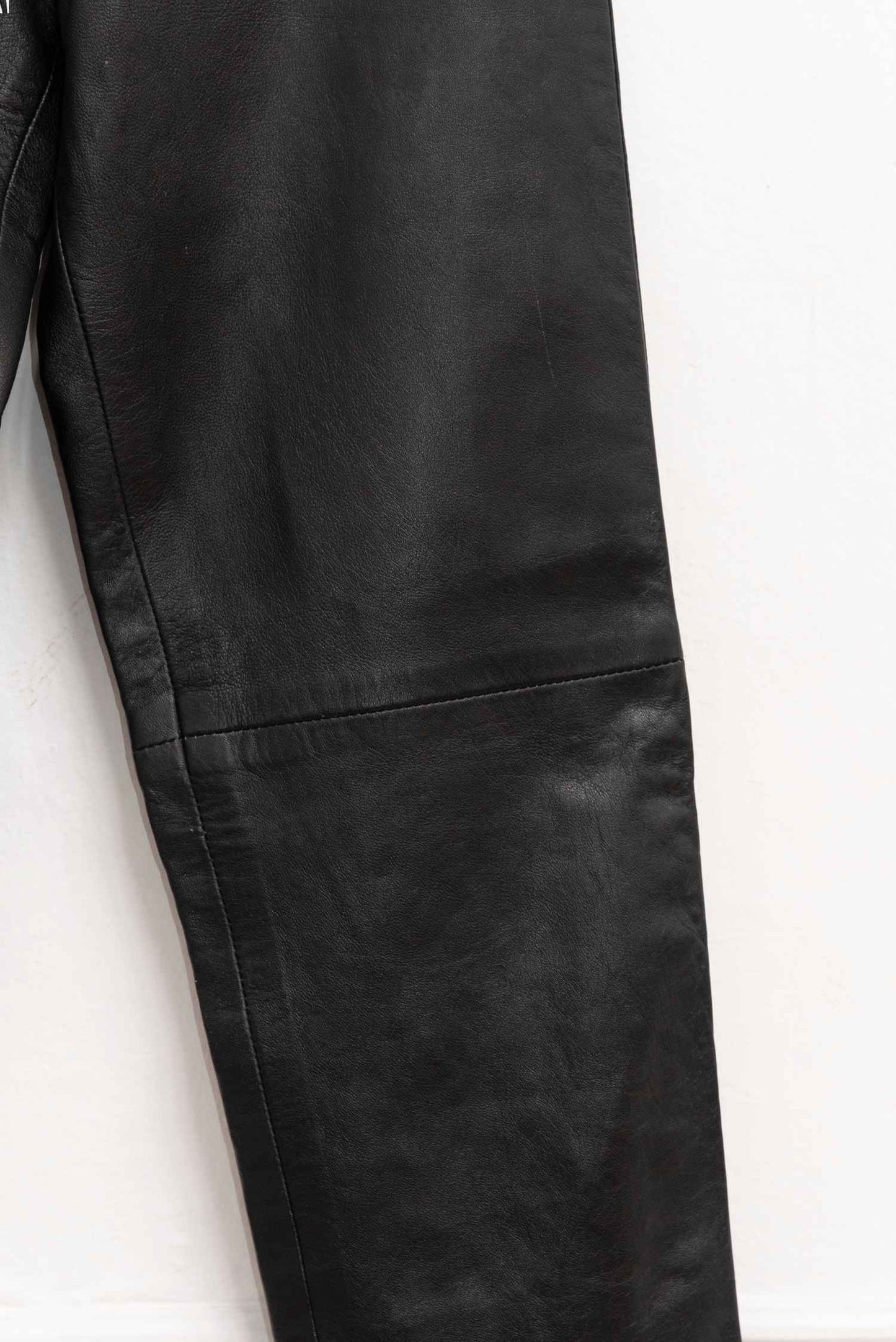 Pantalón negro de cuero - Talla XS
