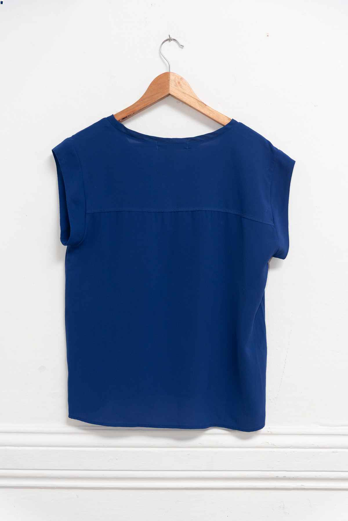 Blusa azul - MNG - Talla M