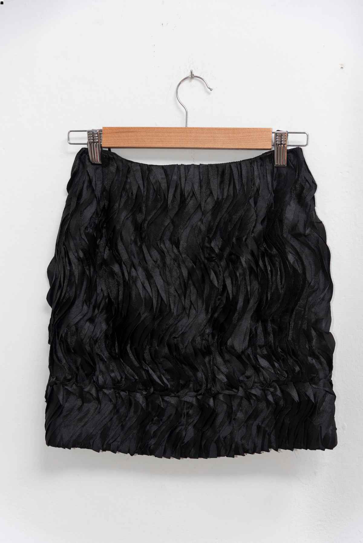 Falda negra drapeada - Metchor Vega - Talla S