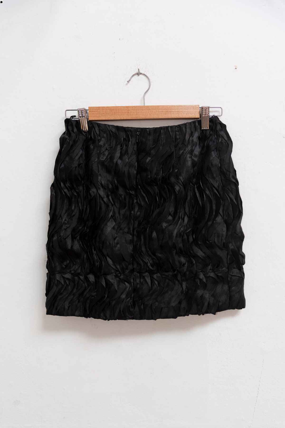 Falda negra drapeada - Metchor Vega - Talla S