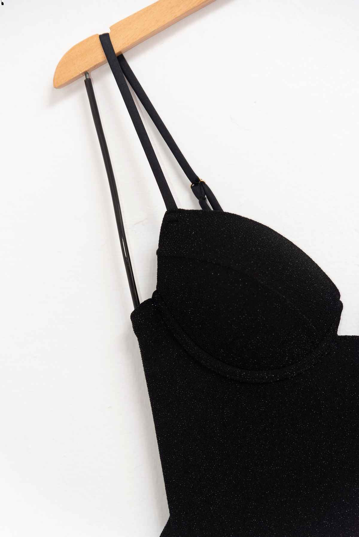 Ropa de baño copas negra con brillos - Demar - Talla S