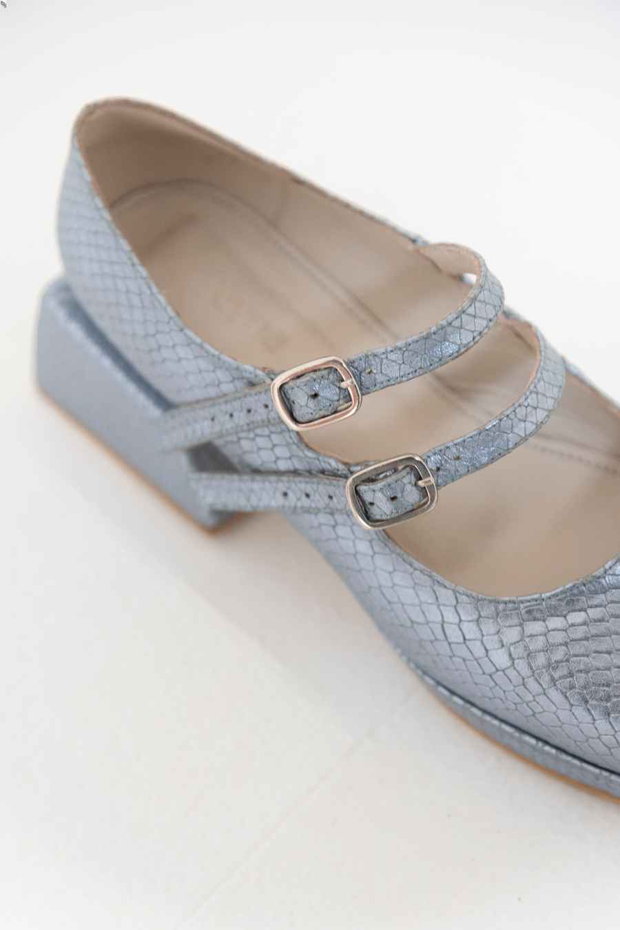 Zapatos mary jane plateados - Eyna - Talla 37