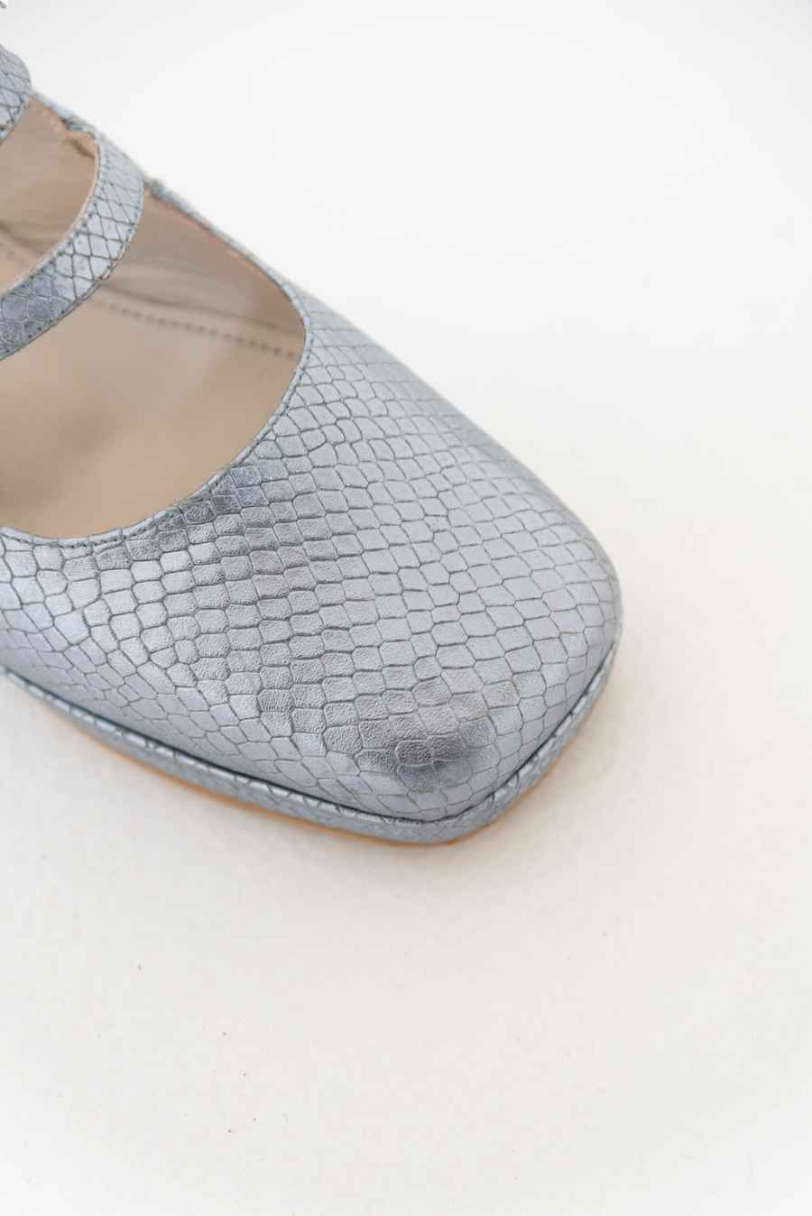 Zapatos mary jane plateados - Eyna - Talla 37