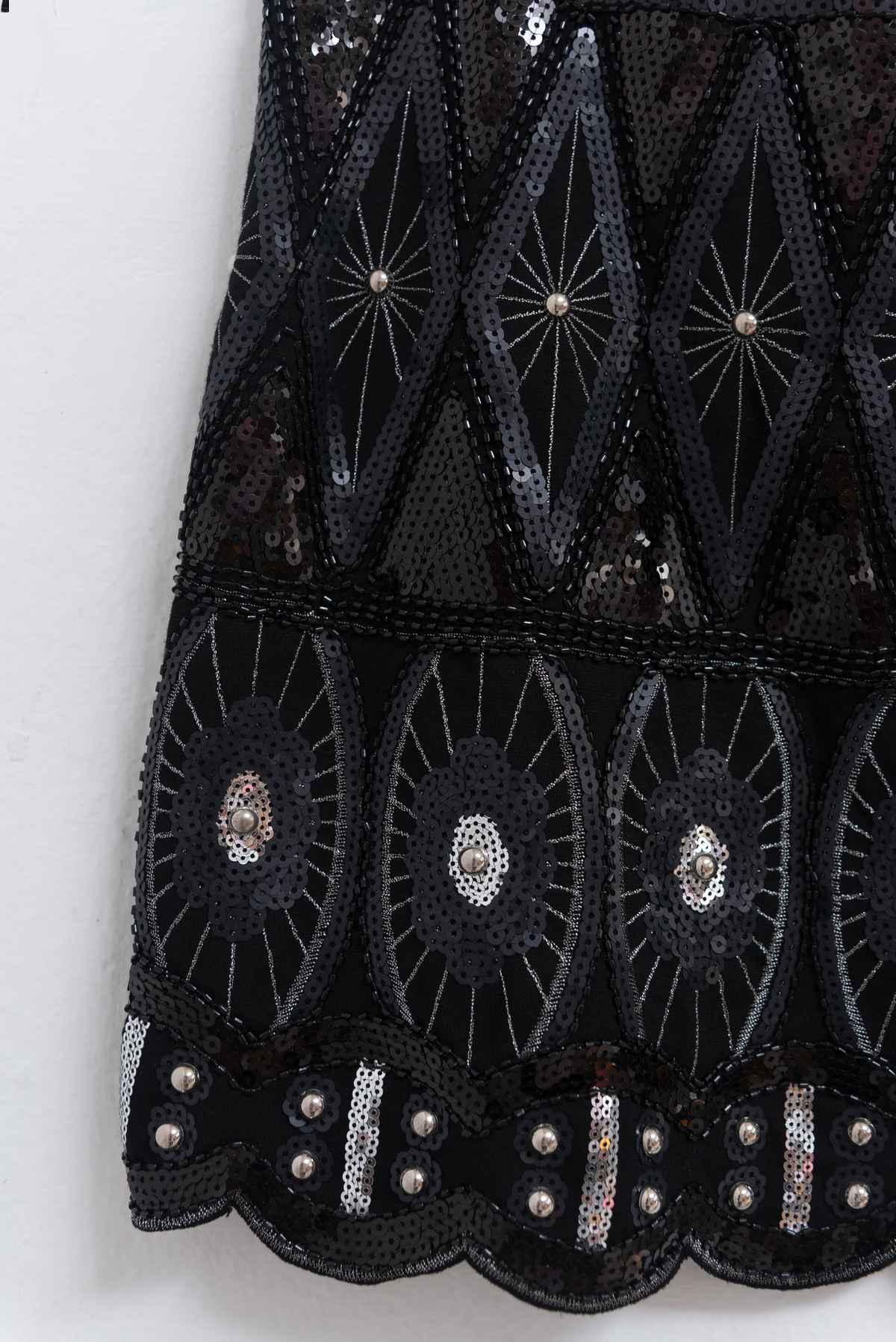 Falda negra pedrería - Romeo & Juliet - Talla XS