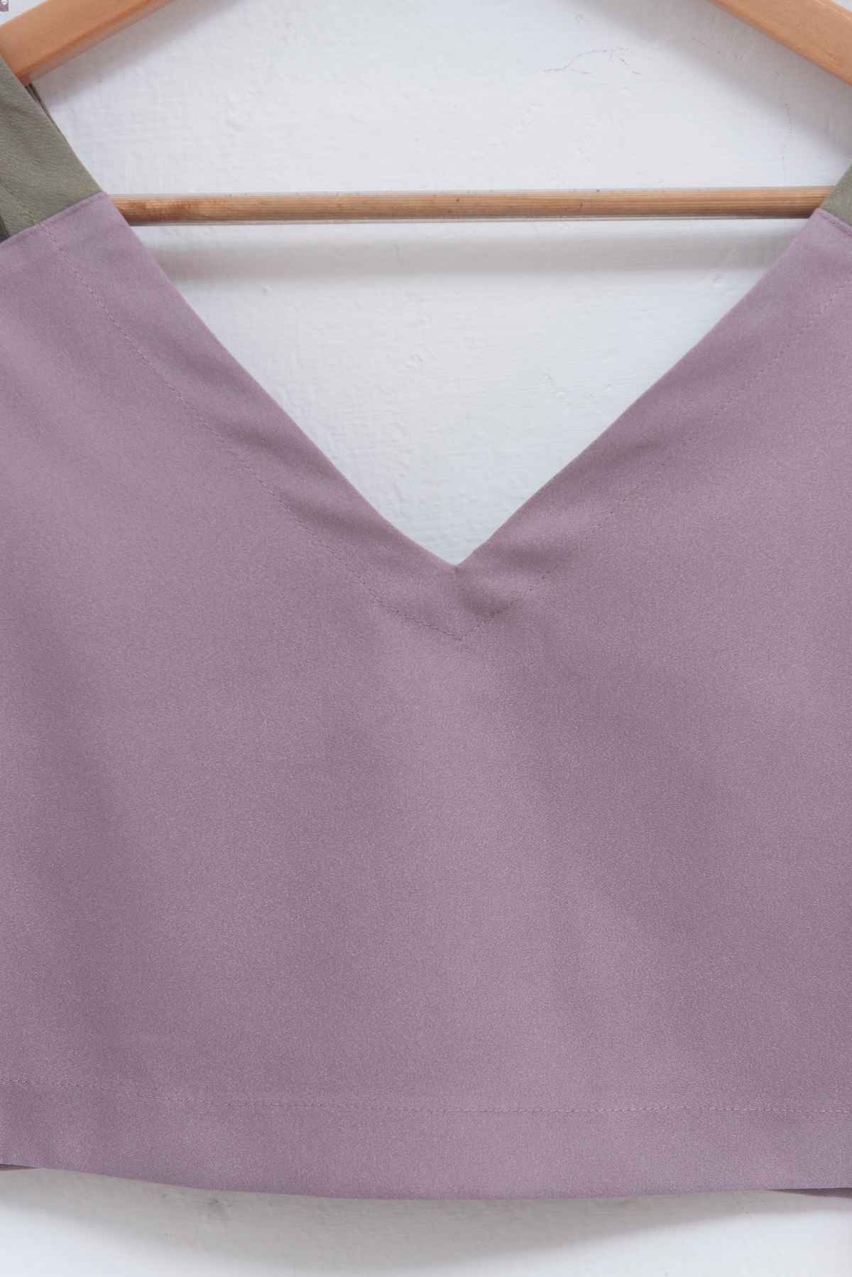 Top crop lila - Nicole Niego - Talla M