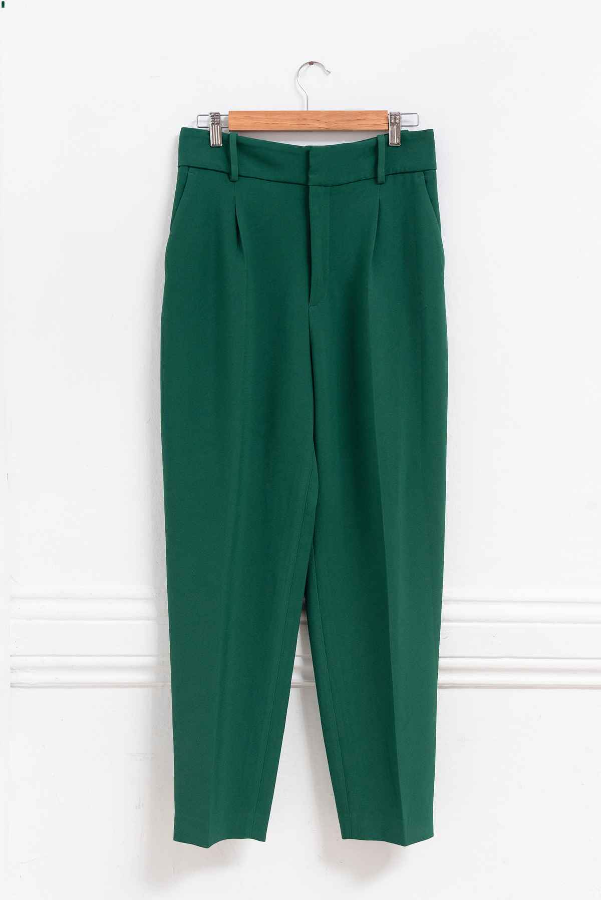 Pantalón verde - Zara - Talla M