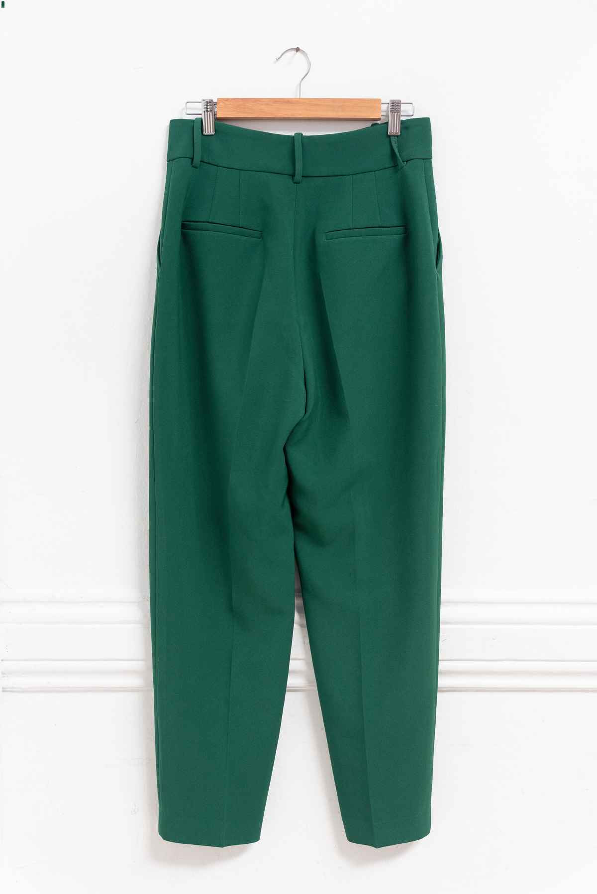 Pantalón verde - Zara - Talla M