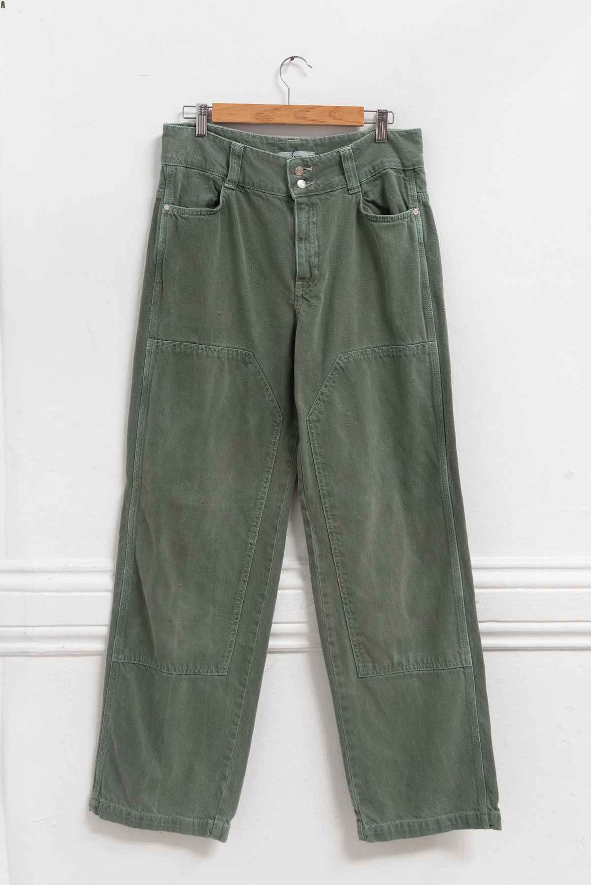 Pantalón verde petróleo - MNG - Talla 30