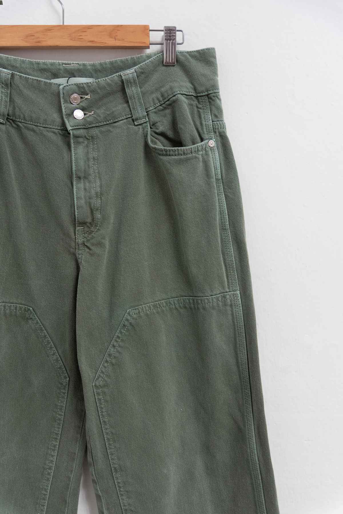Pantalón verde petróleo - MNG - Talla 30