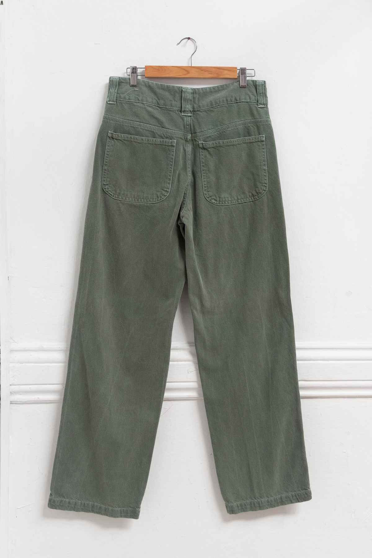 Pantalón verde petróleo - MNG - Talla 30