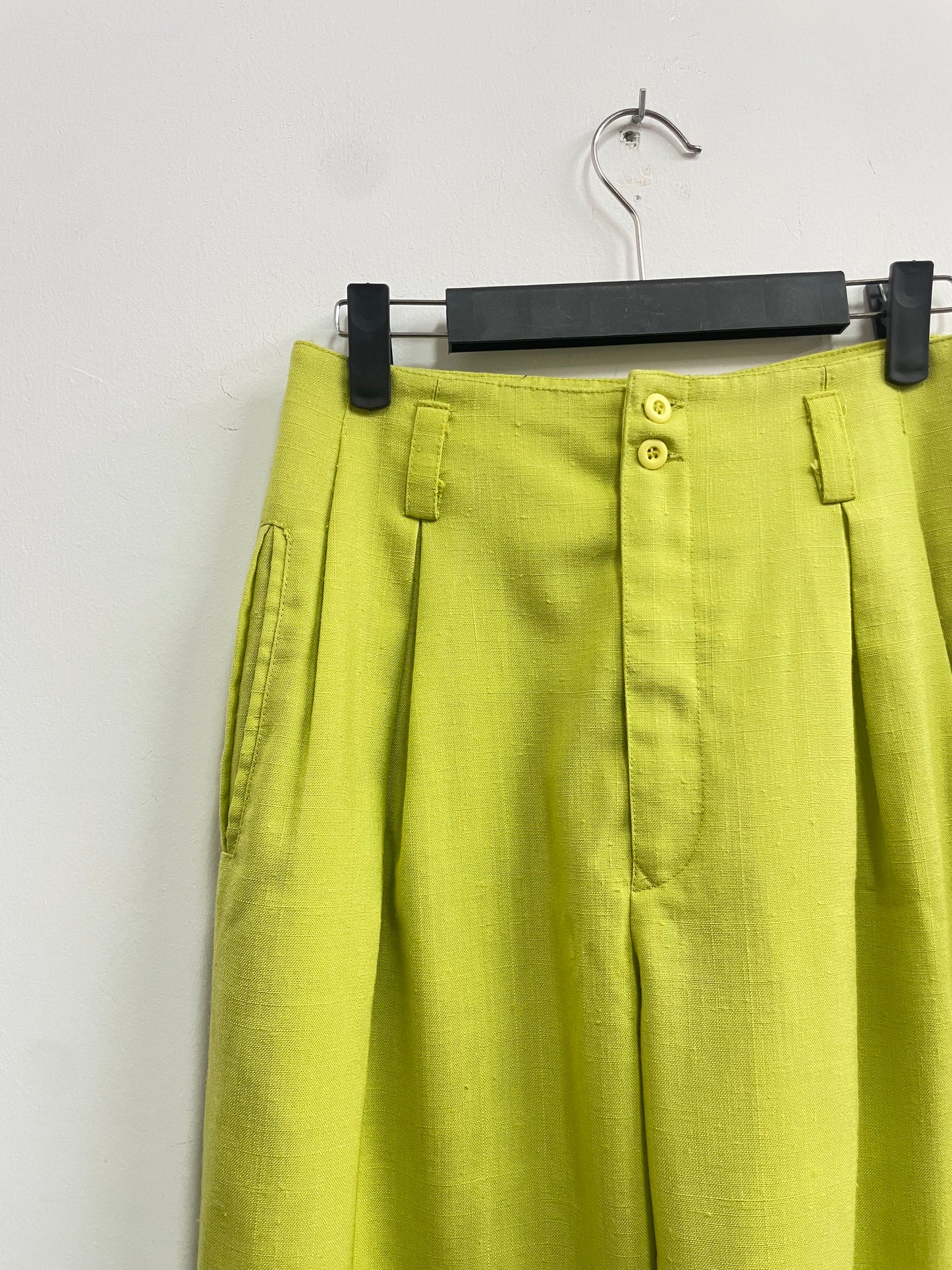 Pantalon de vestir verde limon - Pretty - Talla S