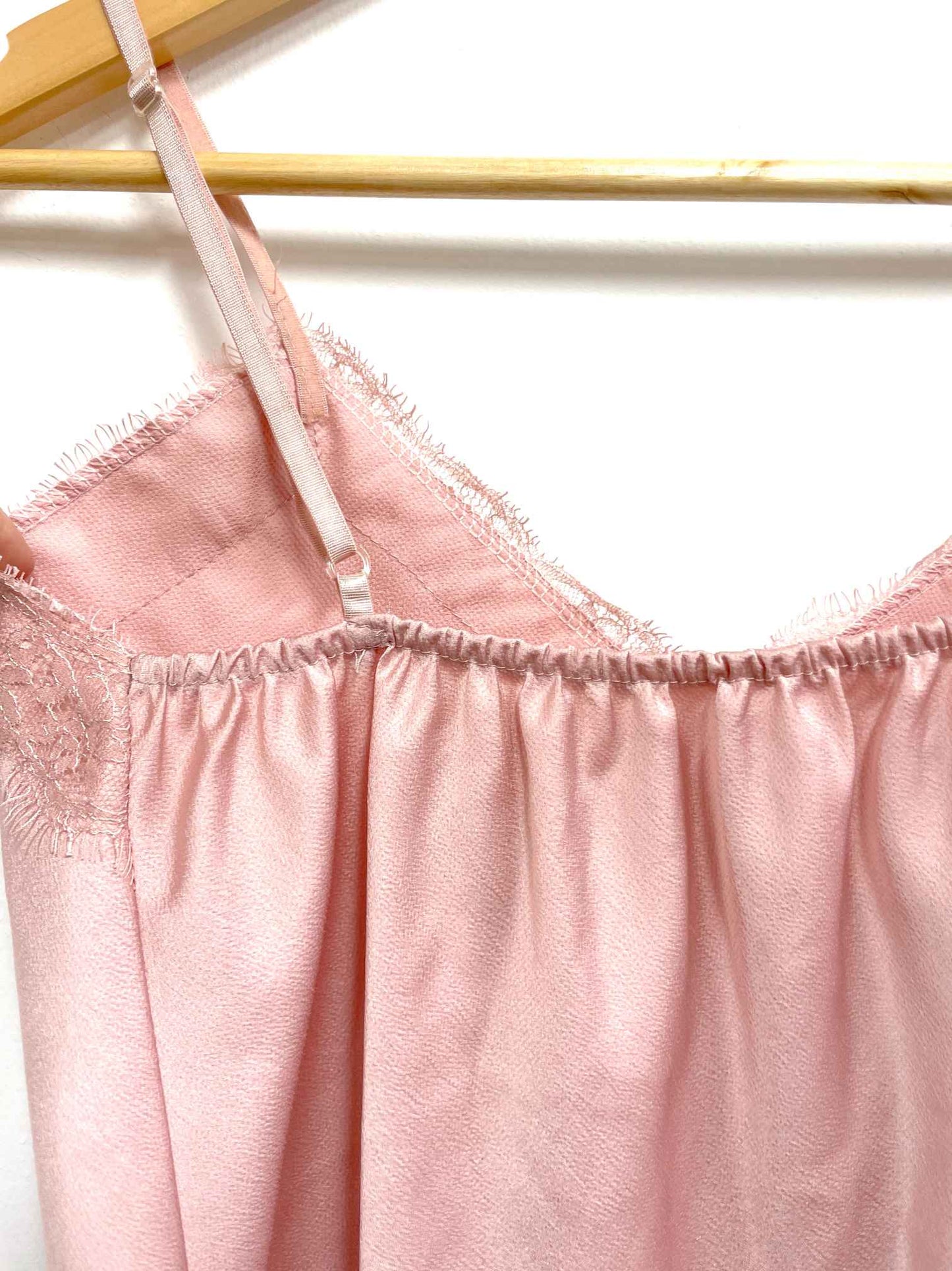 Top rosado lencero - Talla M