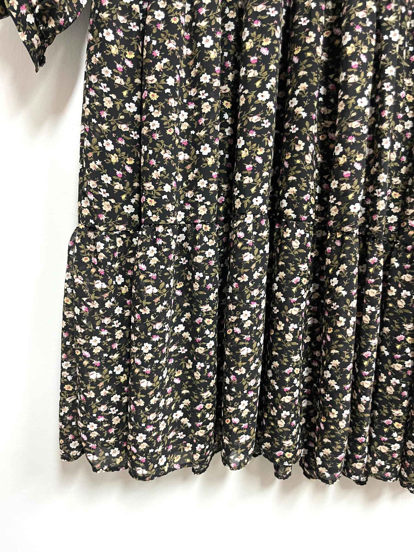 Vestido negro flores - La Mater - Talla S/M