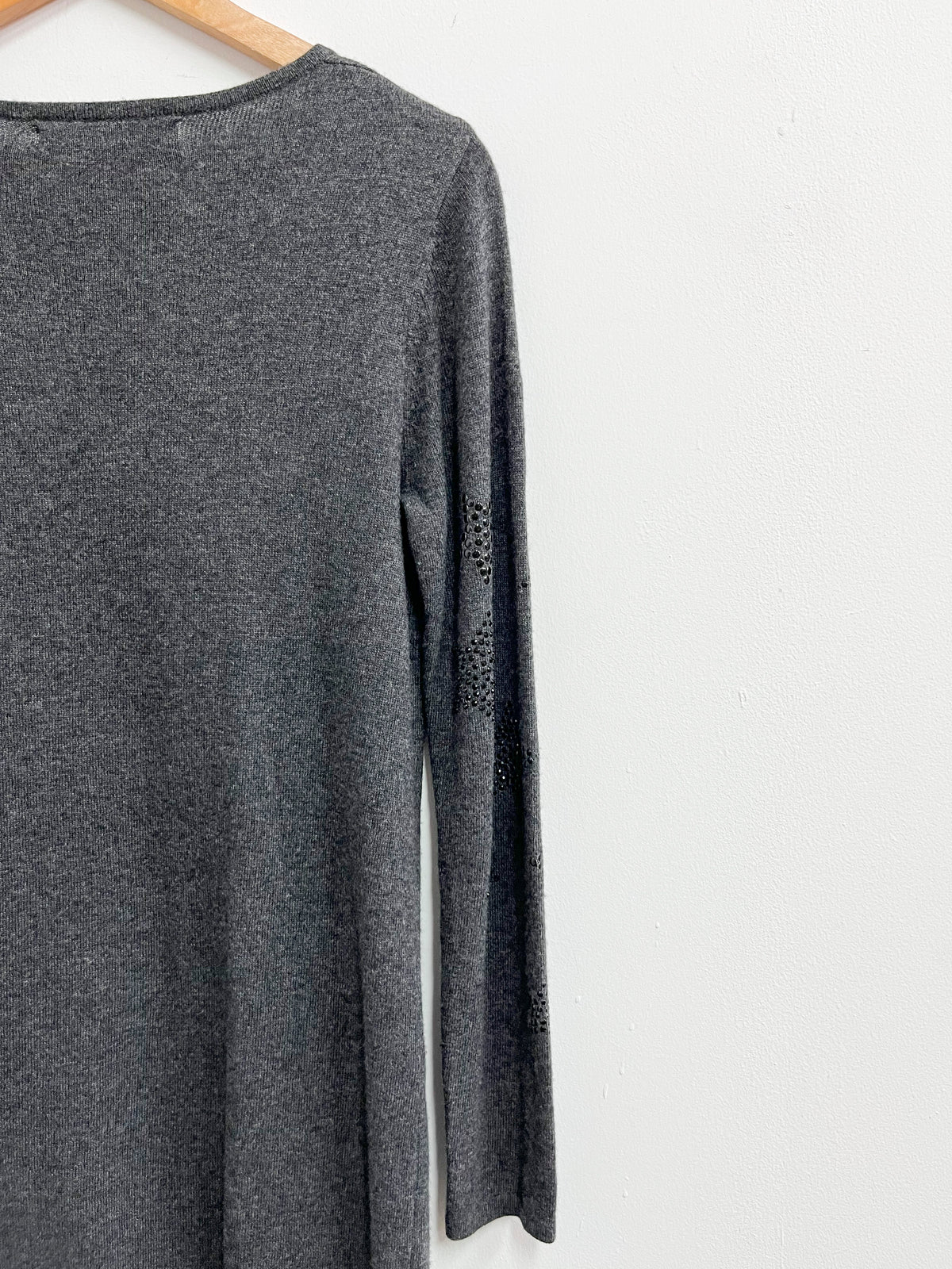 Chompa/Vestido gris estrellas - Clements Ribeiro - Talla M