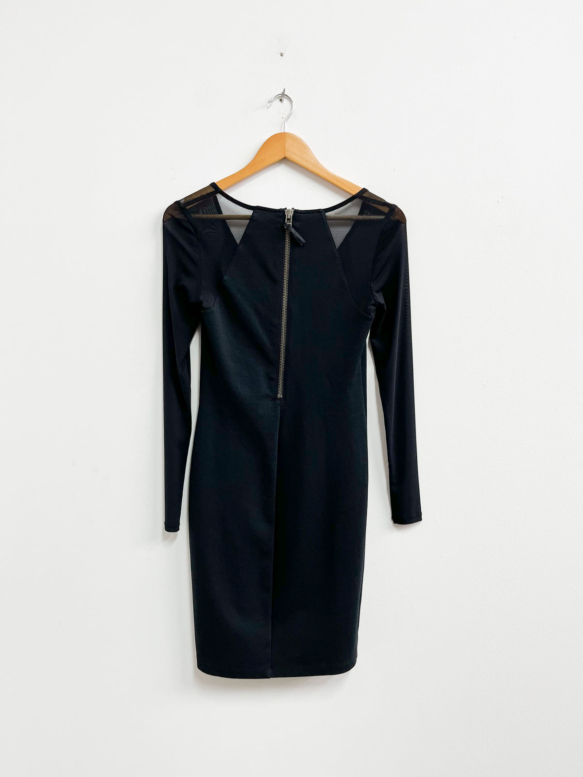 Vestido negro malla - DKNY Jeans - Talla S