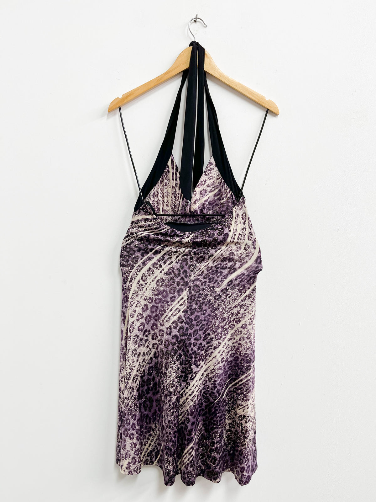 Vestido morado estampado - Talla S