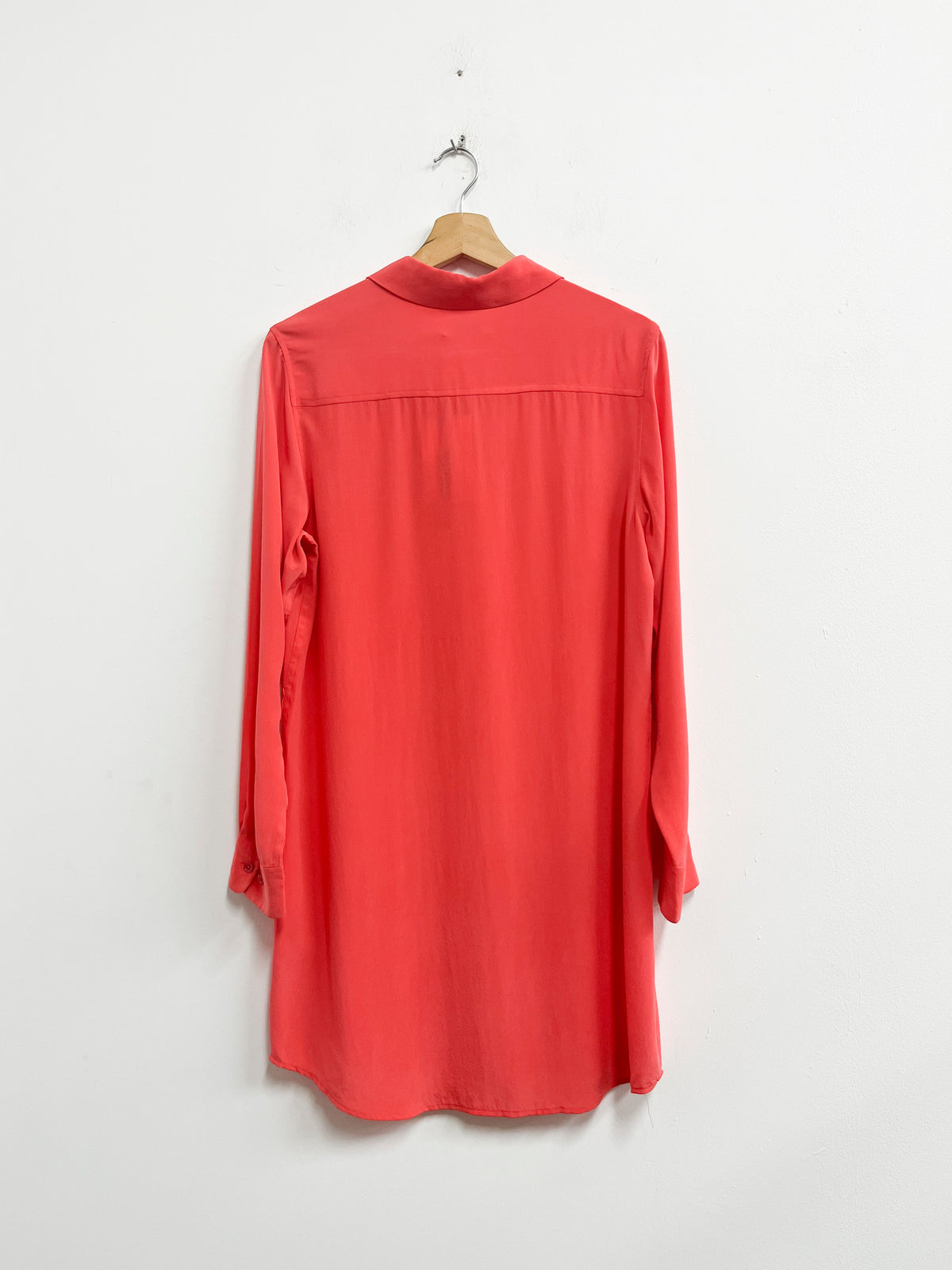 Vestido de seda anaranjado - Equipment Femme - Talla M
