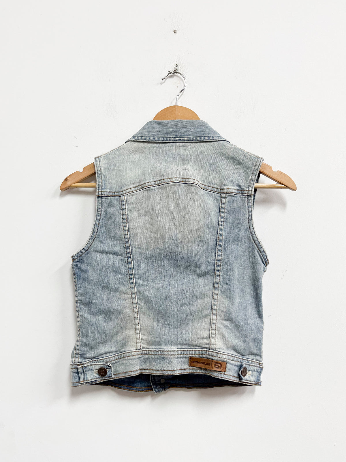 Chaleco denim con mostacillas - Denimlab - Talla S