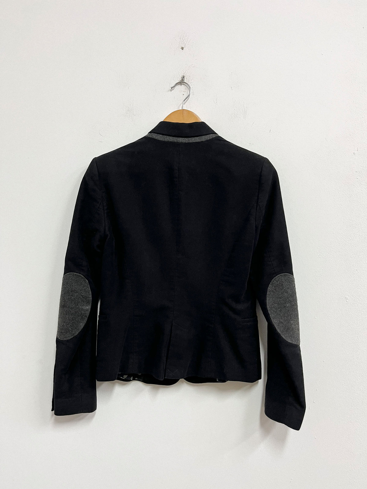 Saco negro cuello gris - Zara - Talla S