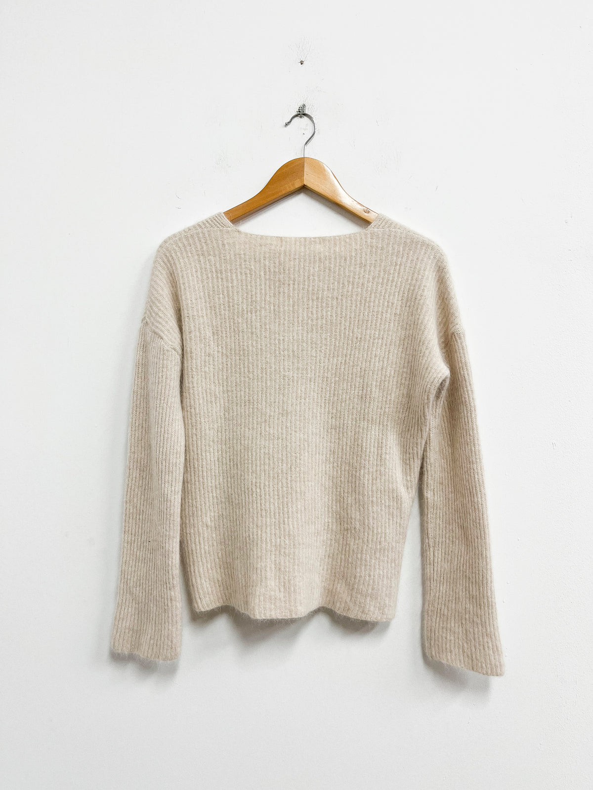 Chompa tejida beige - The Imagine - Talla S