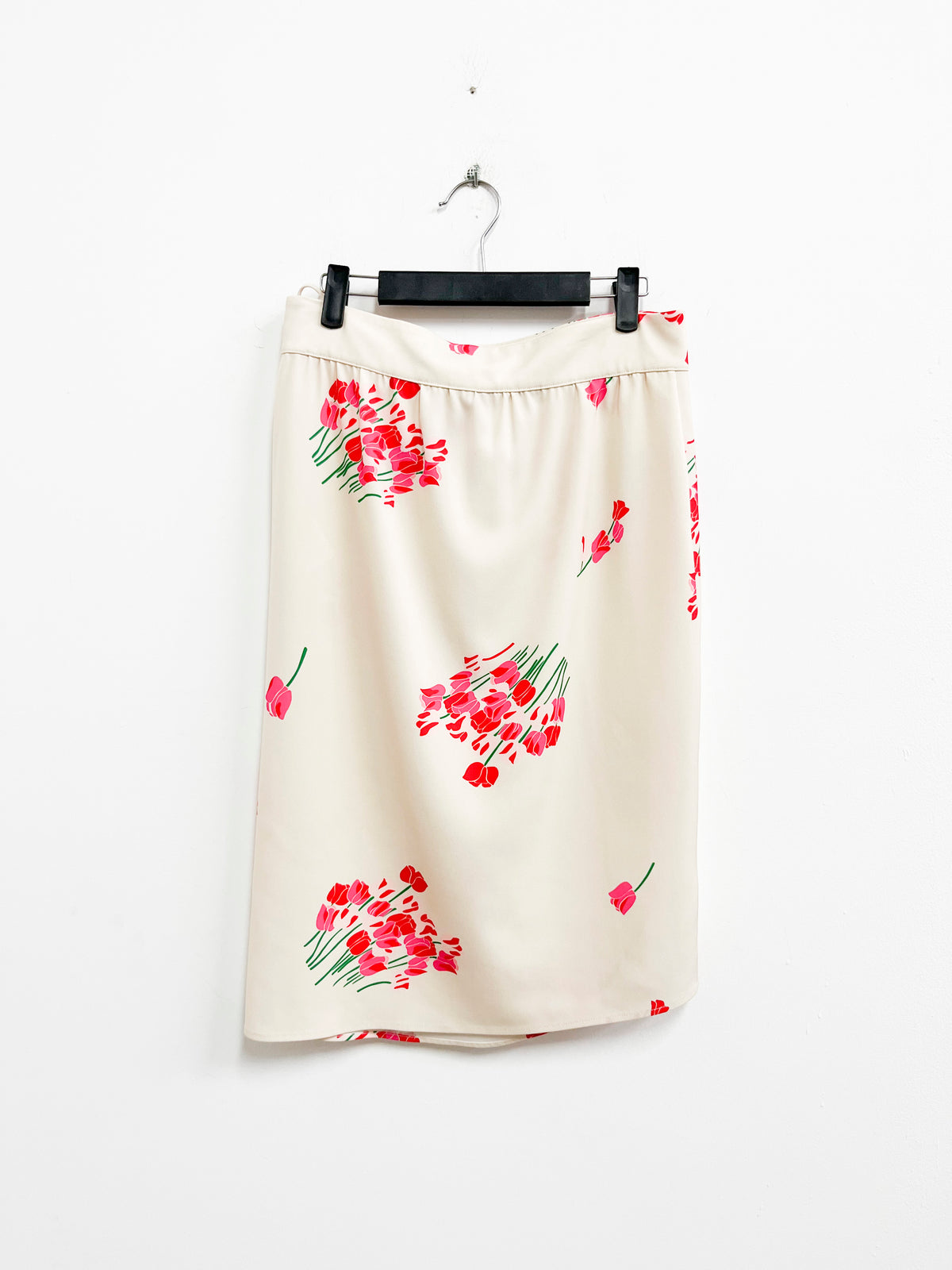 Falda crema envolvente con flores - Child of the Universe - Talla M