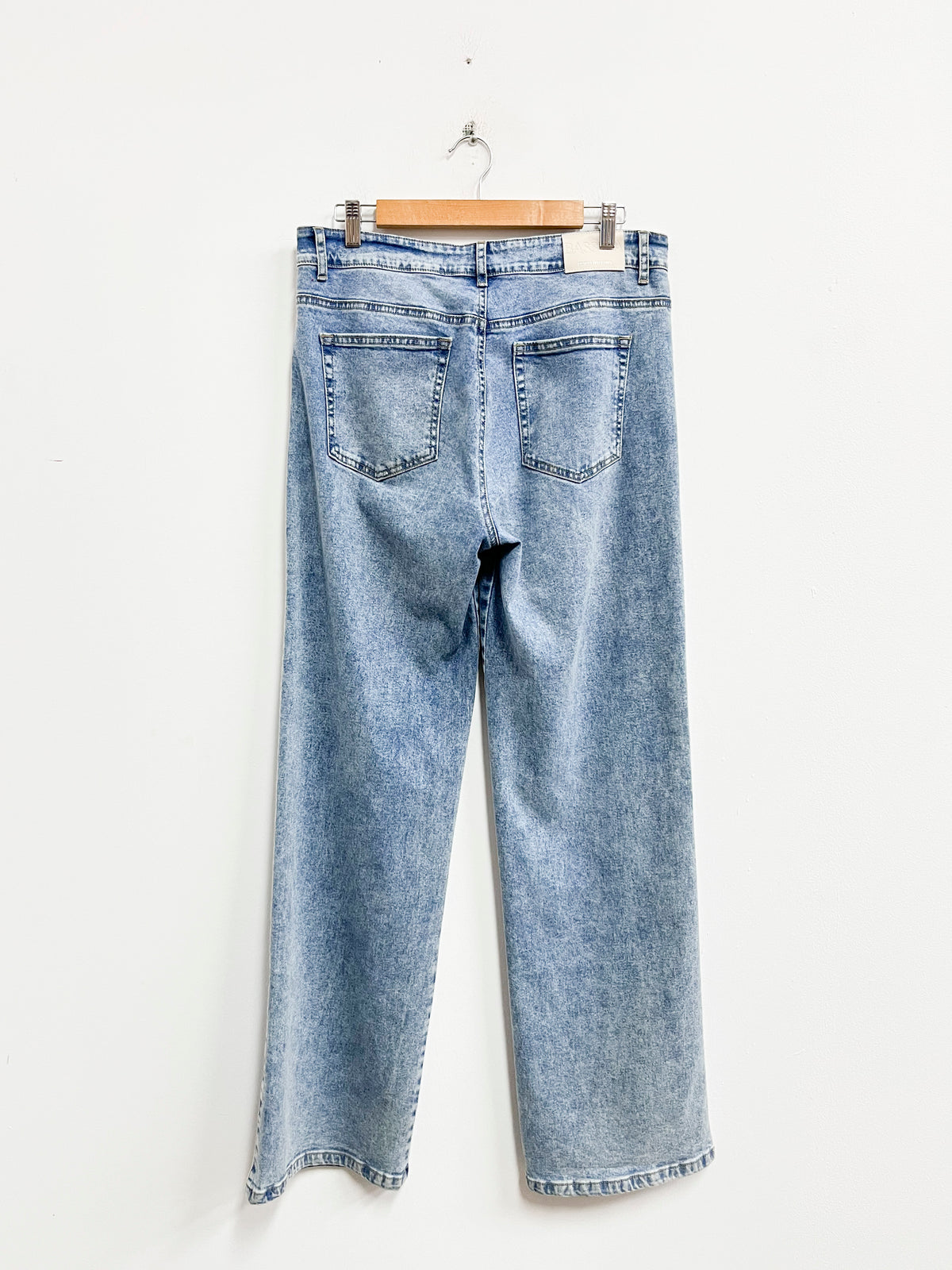 Jean efecto deslavado - Bassikka - Talla 32